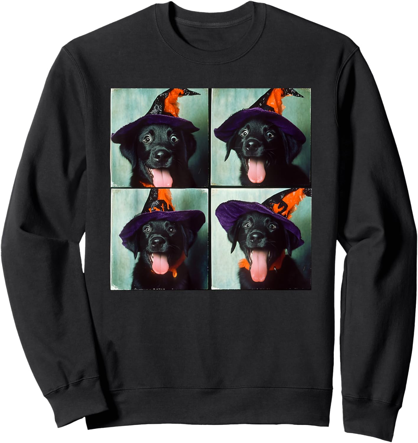 Black Lab Halloween Sweatshirt - Sweatshirt | Black