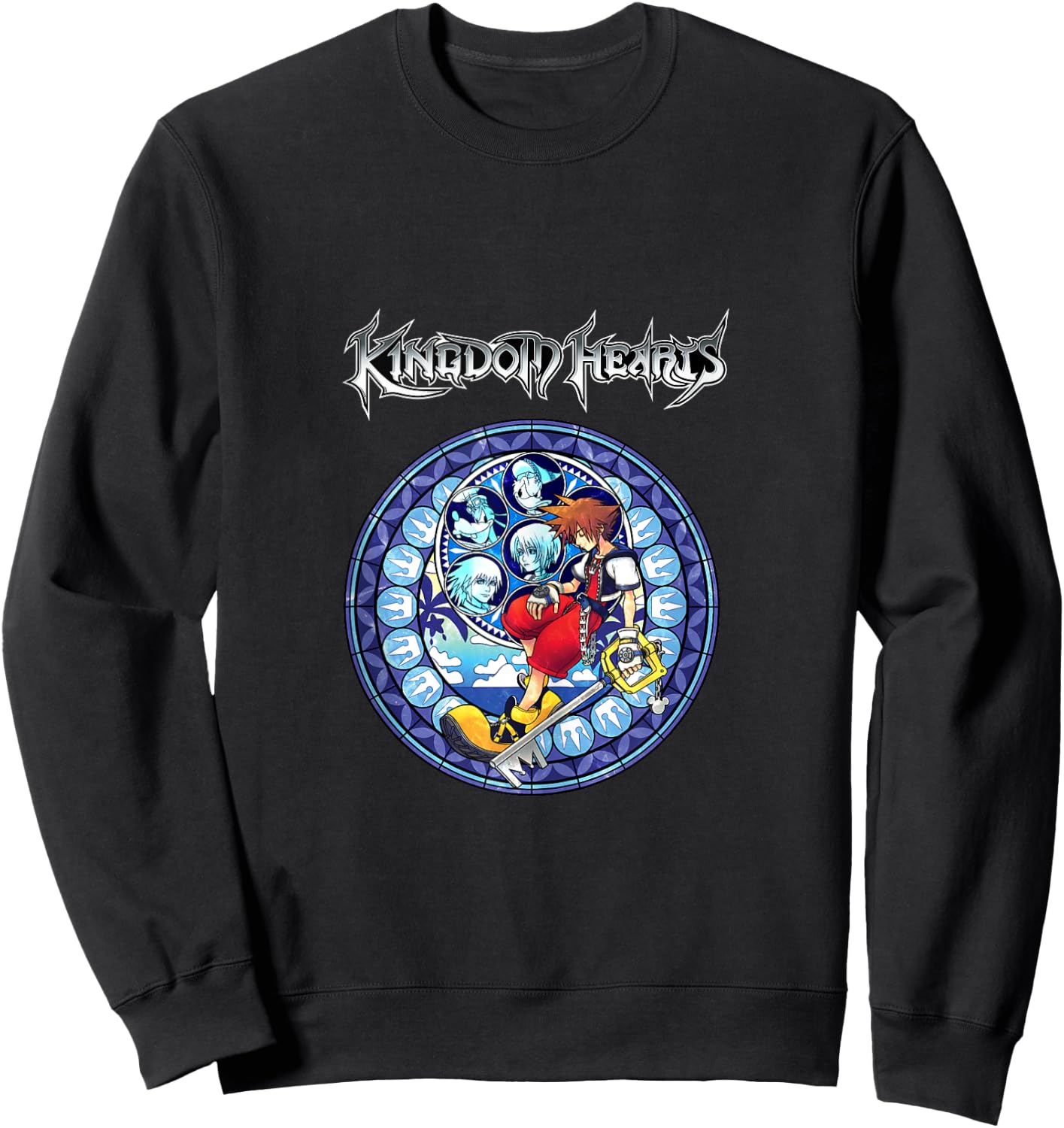 Disney Kingdom Hearts Portal To The Past Group Shot Poster Sweatshirt - Sweatshirt | Black