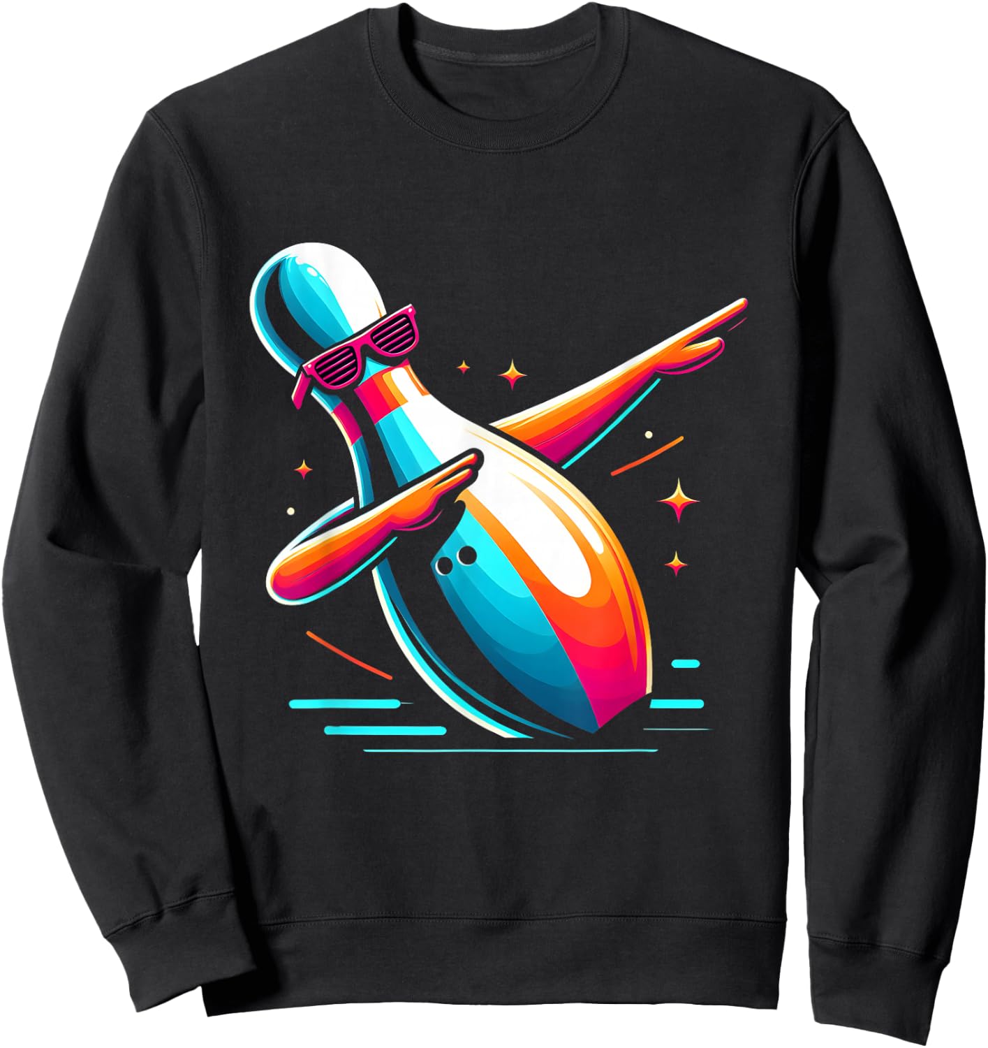 Retro Vaporwave Sweatshirt - Sweatshirt | Black