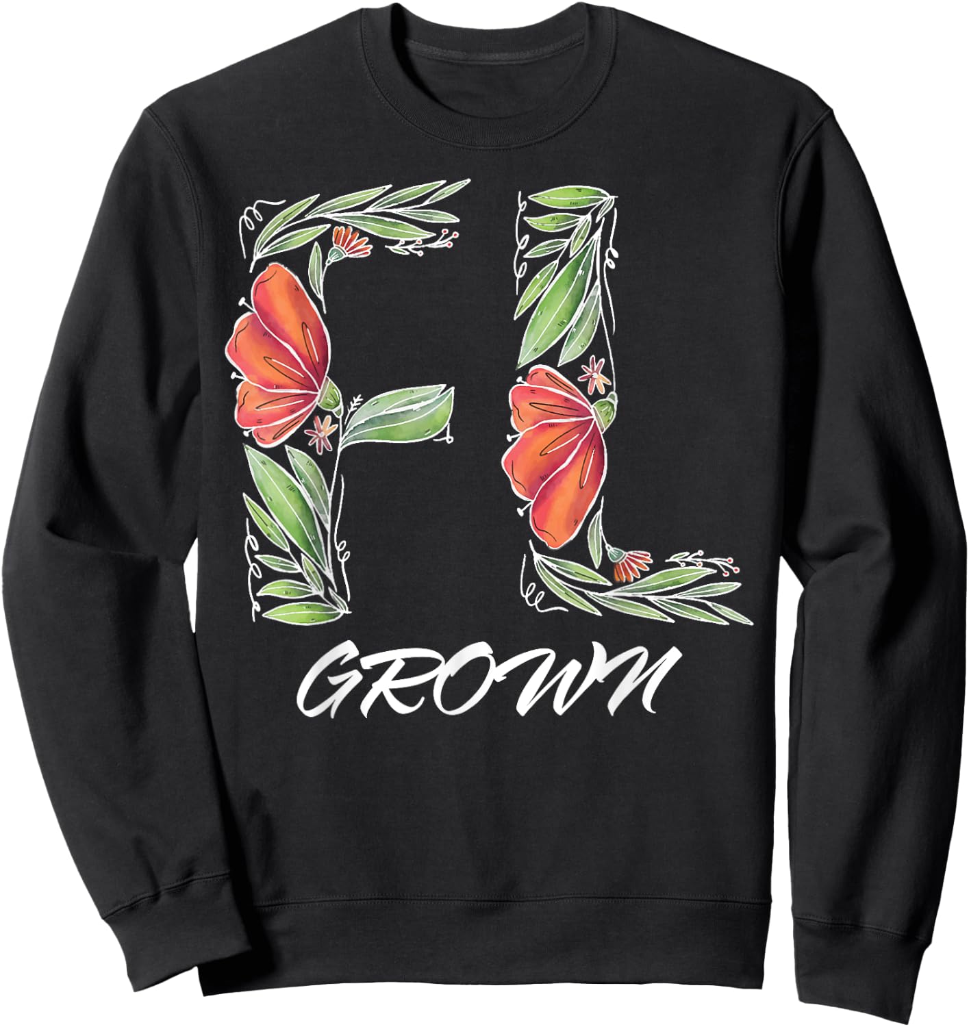 Florida Flo Grown Shirt Miami Orlando Tampa Destin Flag Sweatshirt - Sweatshirt | Black