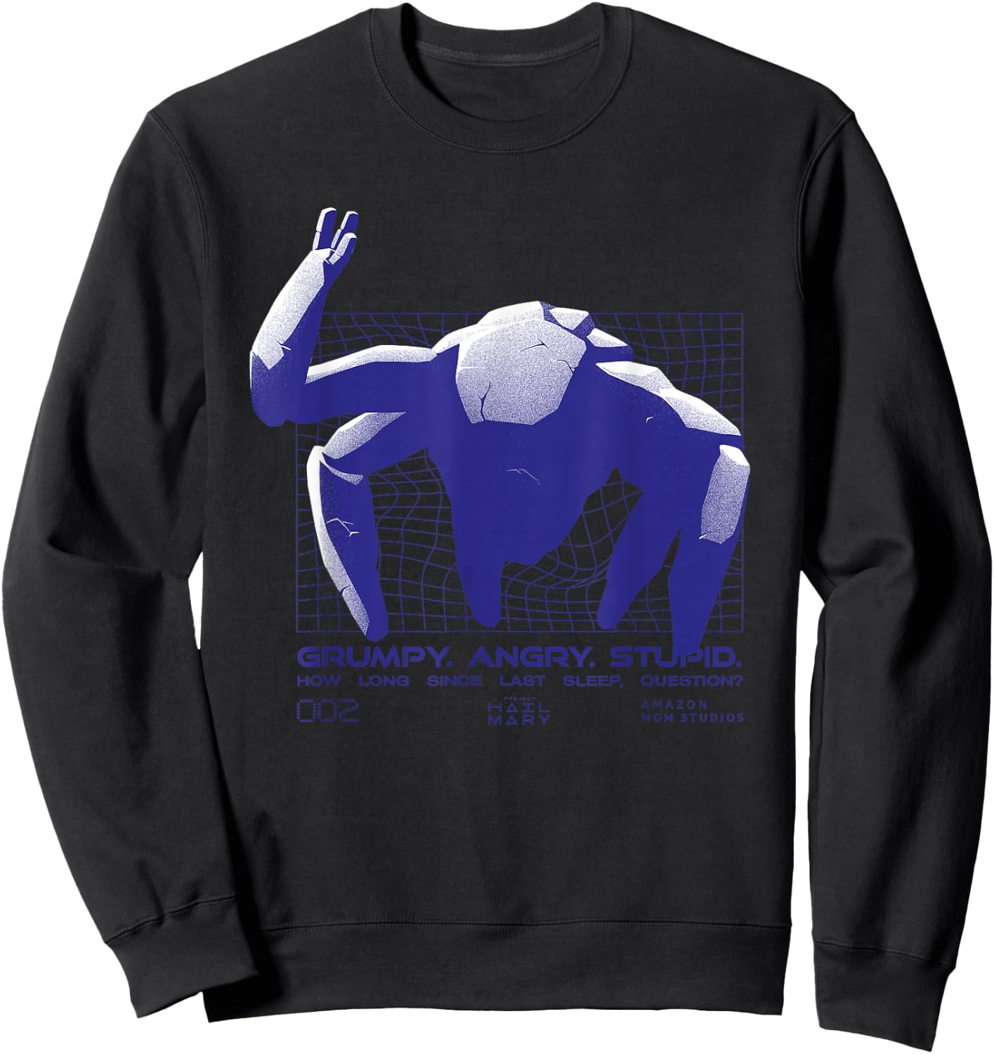 Mürrisch. Wütend. Dumm Sweatshirt - Sweatshirt | Black