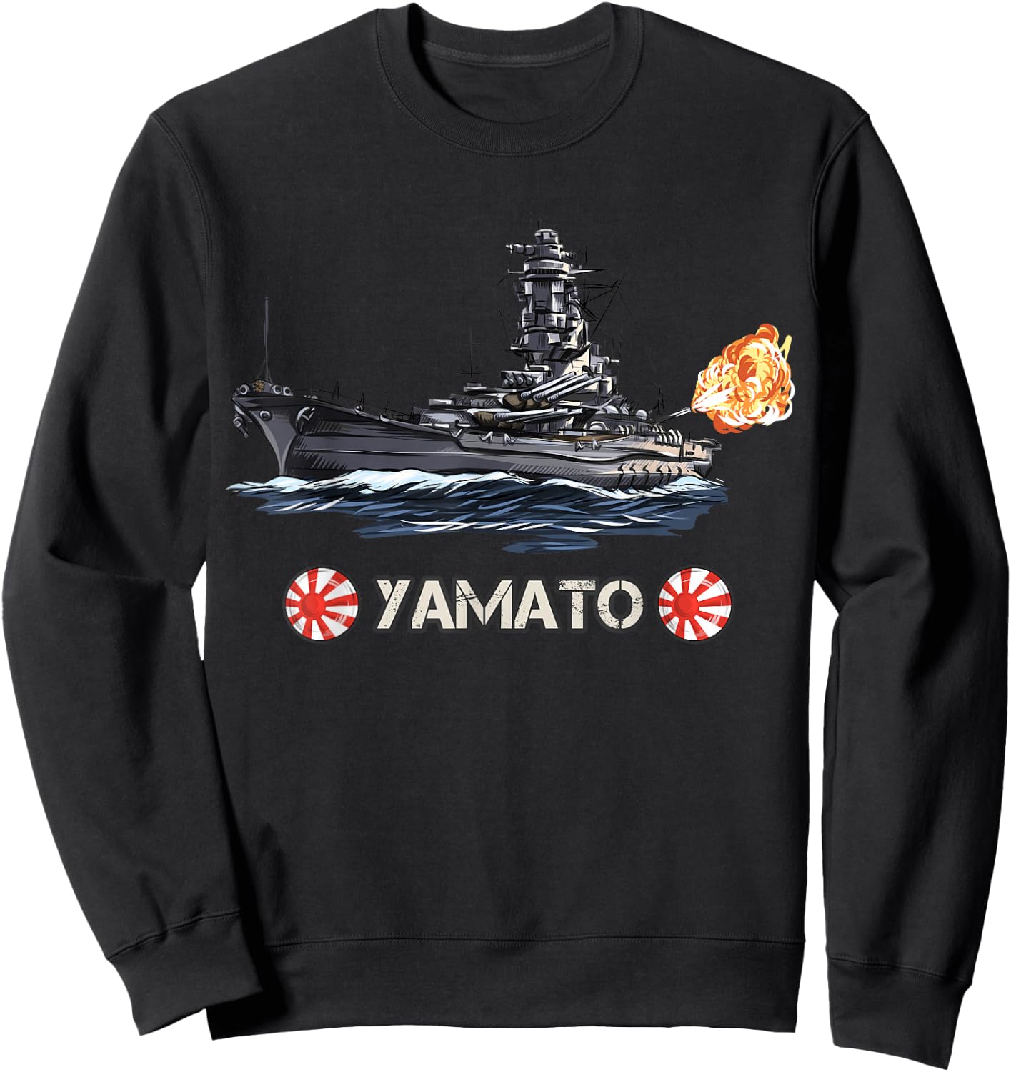 Japanisches Schlachtschiff Yamato aus dem 2. Sweatshirt - Sweatshirt | Black