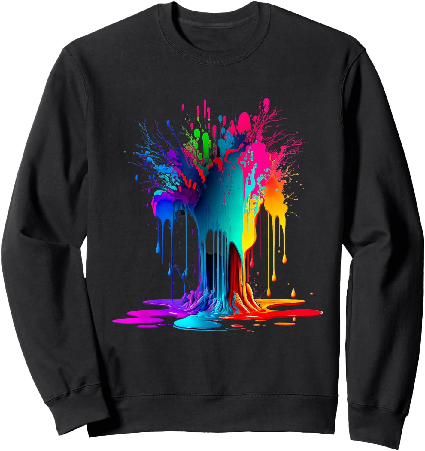 Color Splash , black Sweatshirt - Sweatshirt | Black