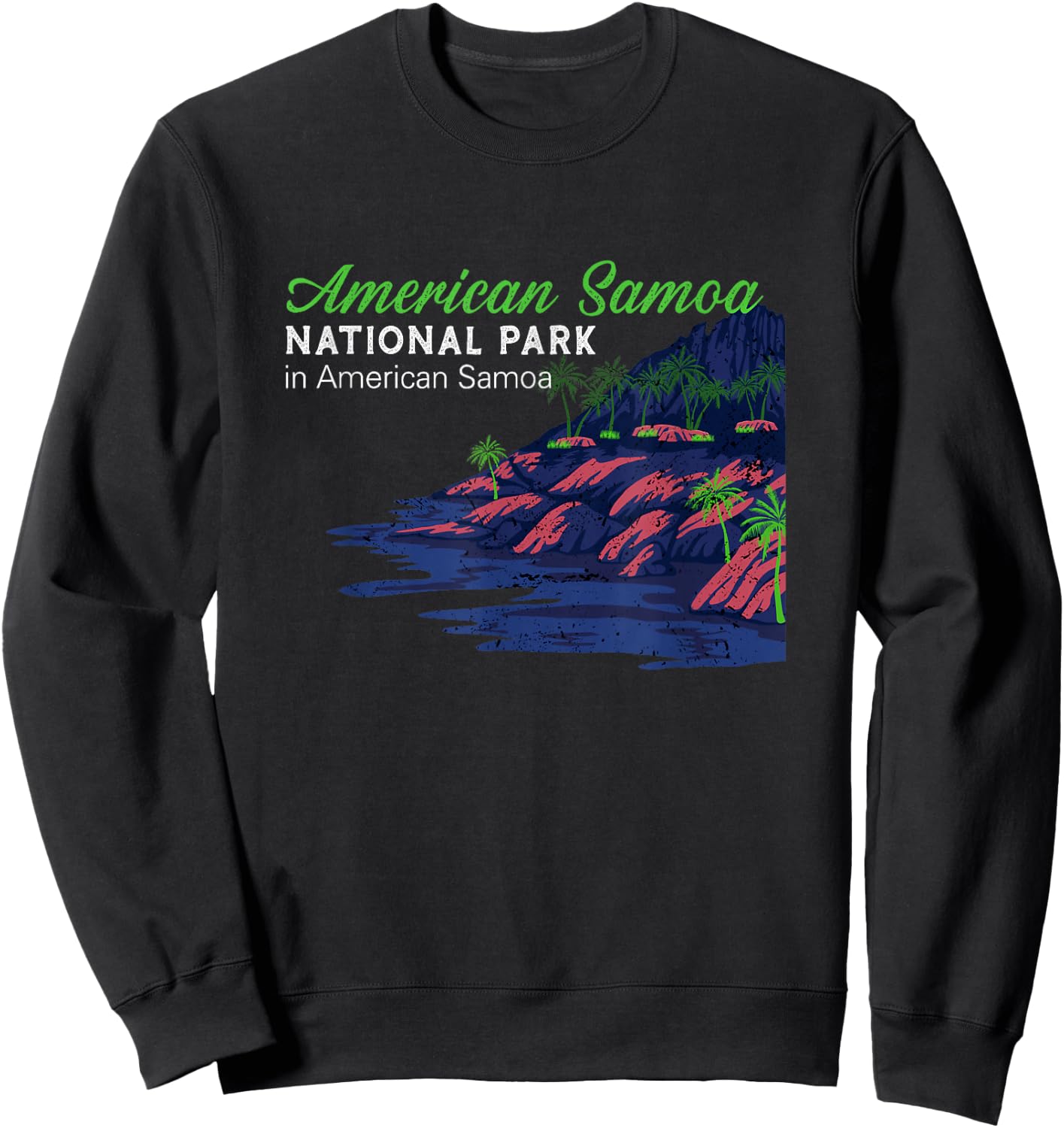 American Samoa National Park Sweatshirt - Sweatshirt | Black