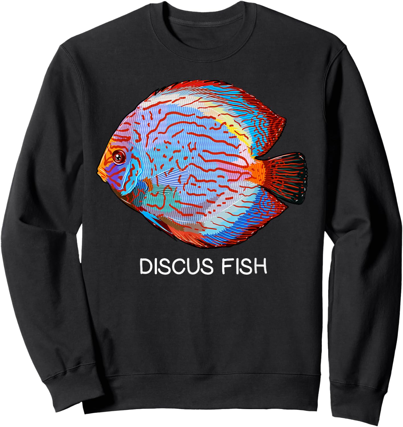 Discus fish Freshwater Aquarium Fish Sweatshirt - Sweatshirt | Black