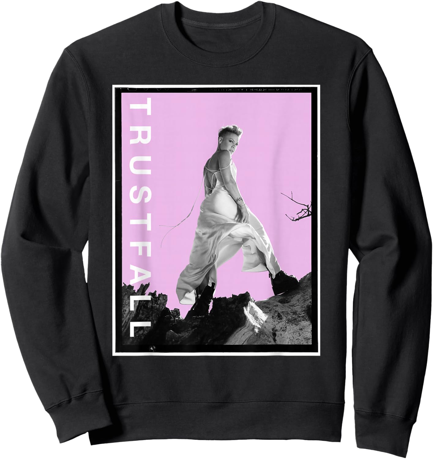 P! NK Trustfall , black Sweatshirt - Sweatshirt | Black