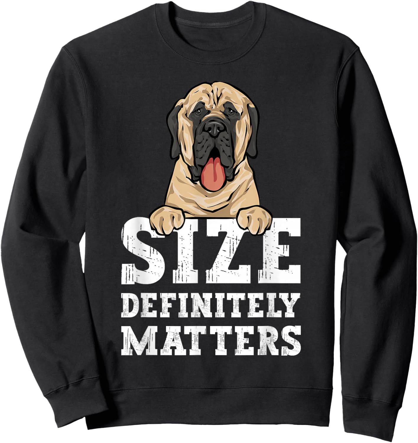 Mastiff Old English Mastiff Dog Sweatshirt - Sweatshirt | Black