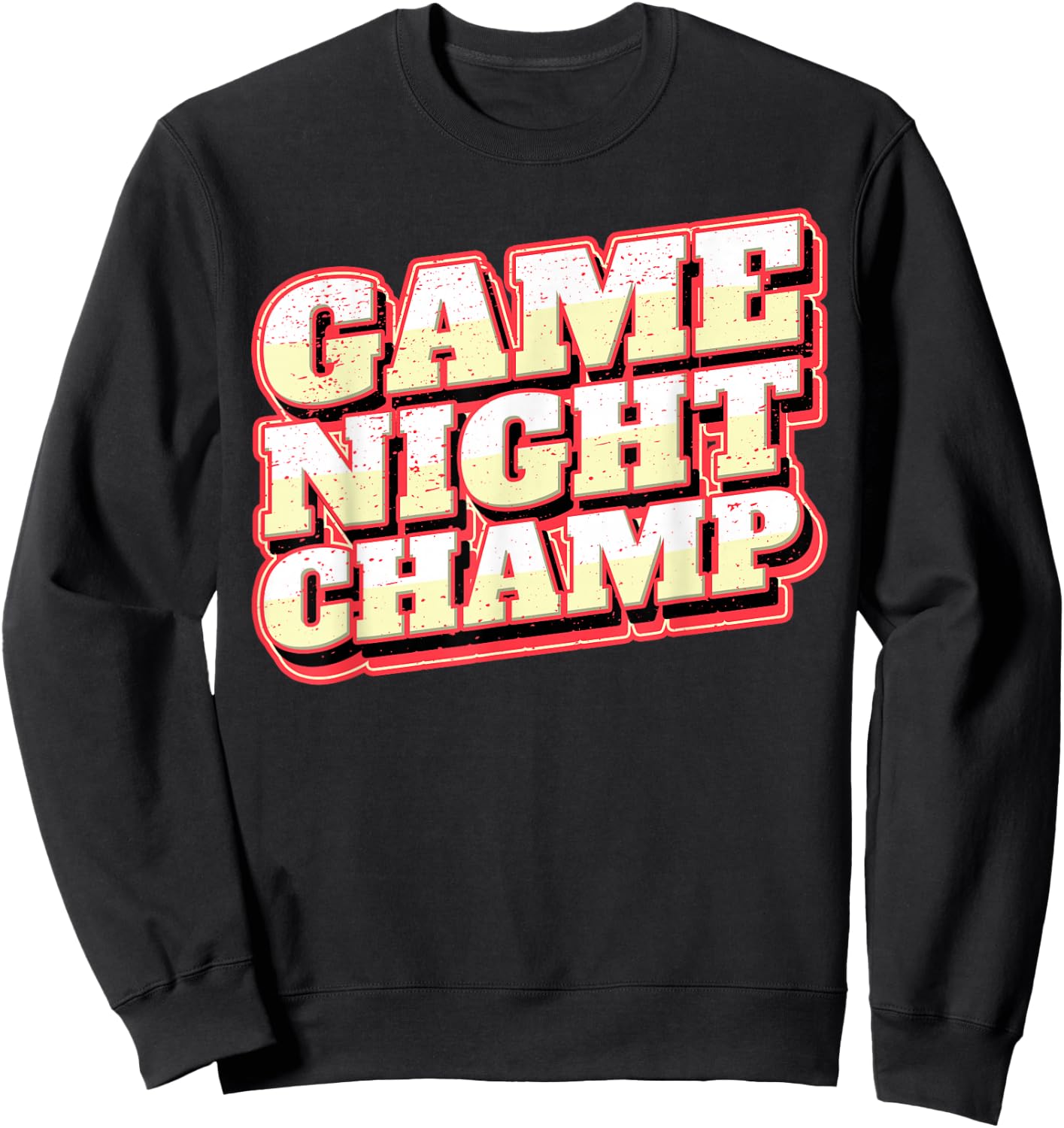 Game Night Winner I Champion Game Night Sweatshirt - Sweatshirt | Black