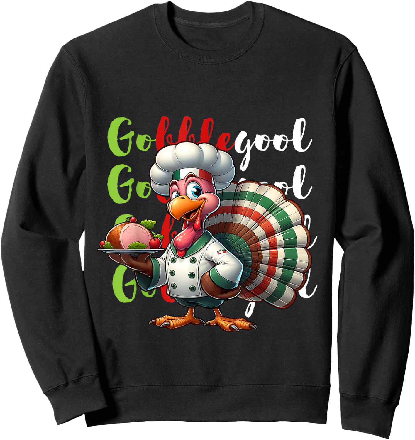 Funny Gobblegool Turkey Thanksgiving gobble gool turkey 2024 Sweatshirt - Sweatshirt | Black