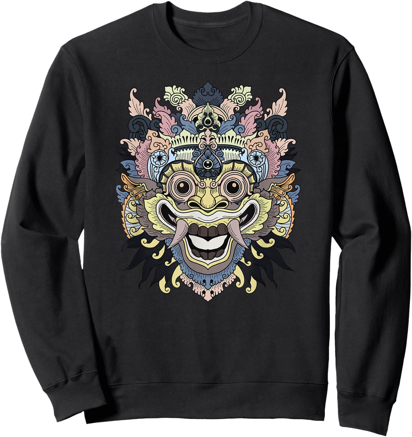 Barong Bali Balinese Culture Lover Island of Gods Indonesia Sweatshirt - Sweatshirt | Black
