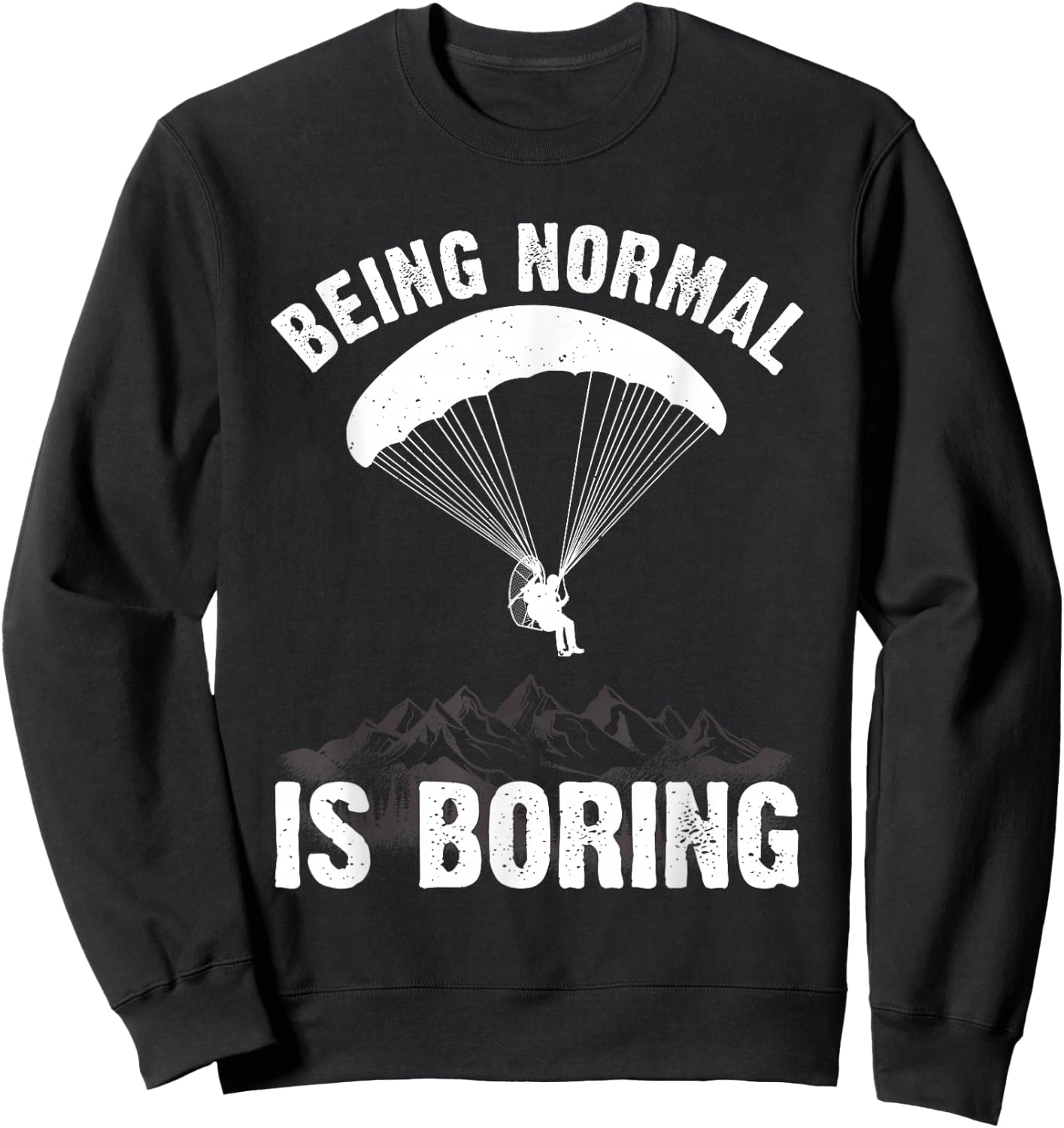 Paramotor Art Women PPG Paramotor Lover Paramotoring Sweatshirt - Sweatshirt | Black