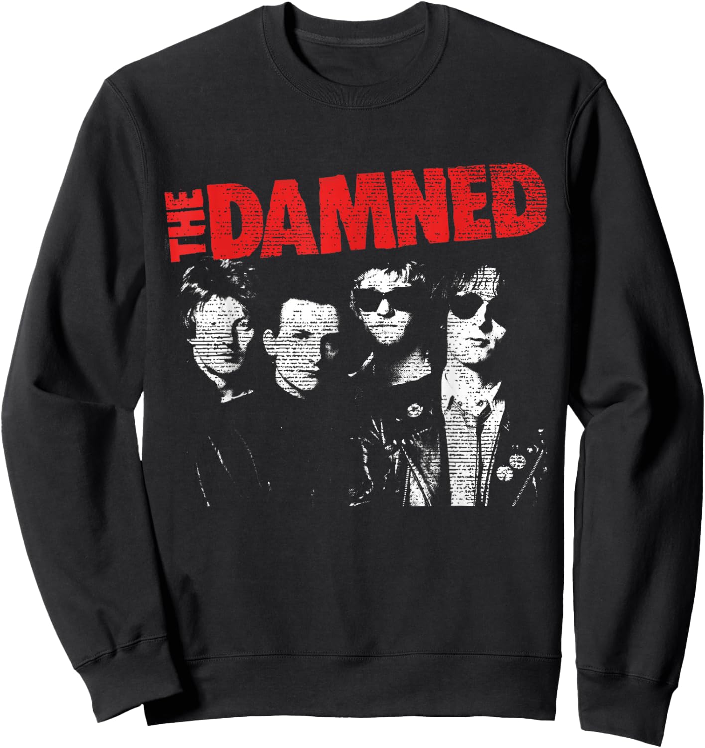 The Damned Classic Portrait Sweatshirt - Sweatshirt | Black