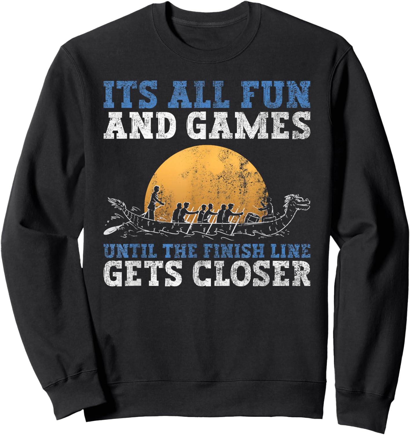 Dragonboat Crew and Dragon Boat Racing Sweatshirt - Sweatshirt | Black