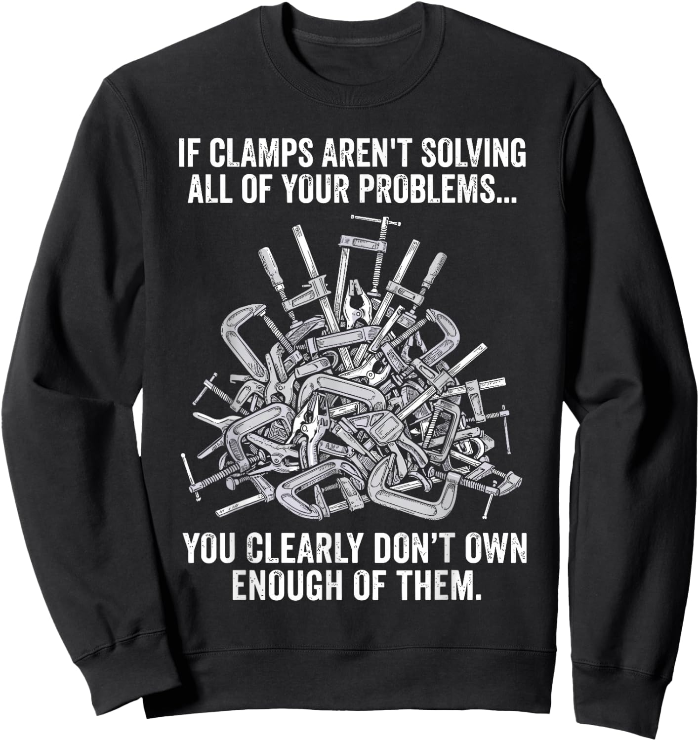 Funny Woodworking Design Women Woodworker Carpenter Sweatshirt - Sweatshirt | Black