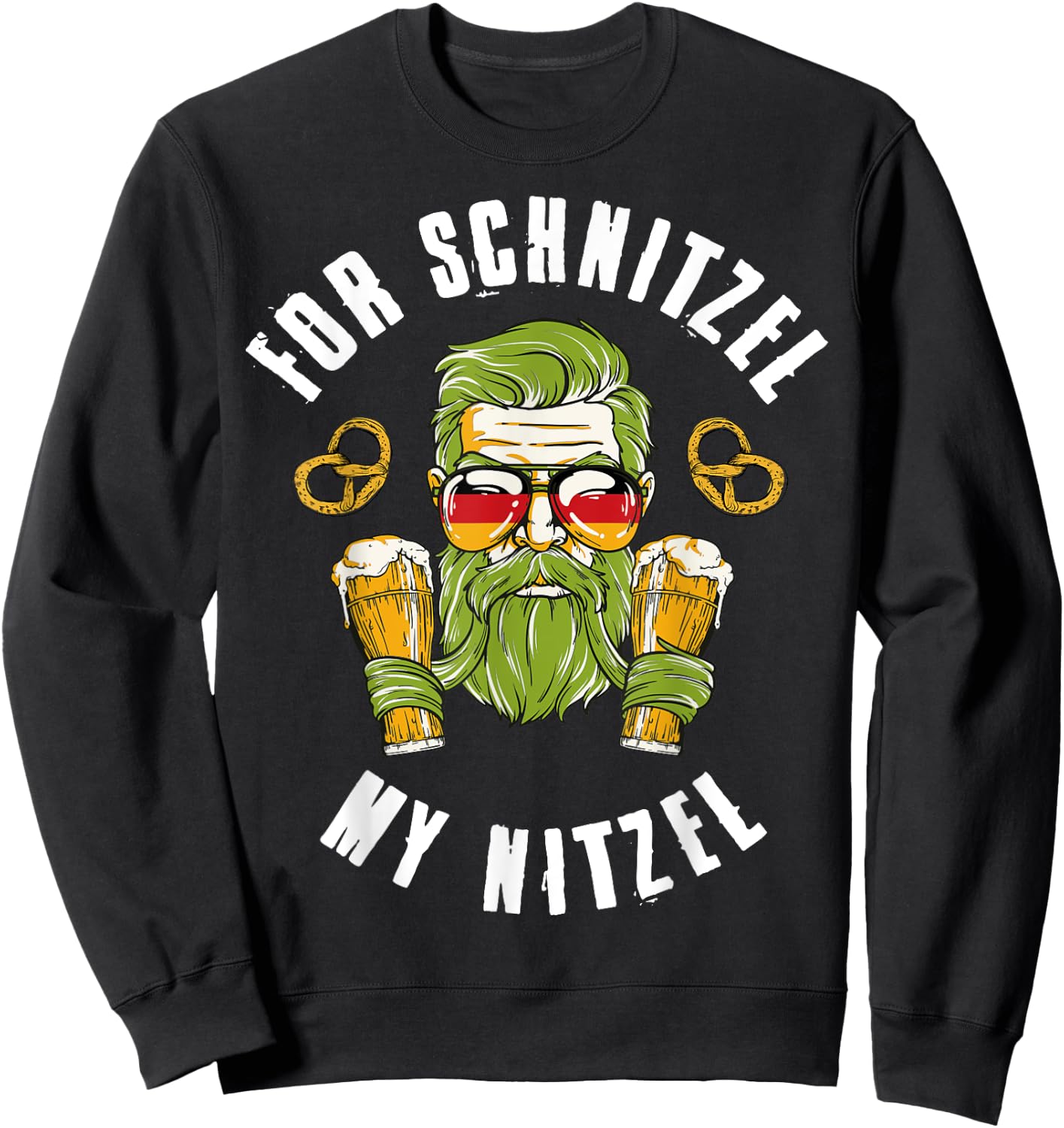For Schnitzel My Nitzel Sweatshirt - Sweatshirt | Black
