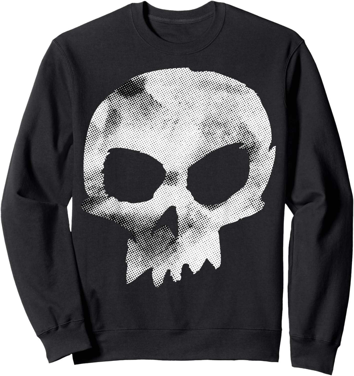 Disney Pixar Toy Story Sid Skull Classic Big Chest Emblem Sweatshirt - Sweatshirt | Black