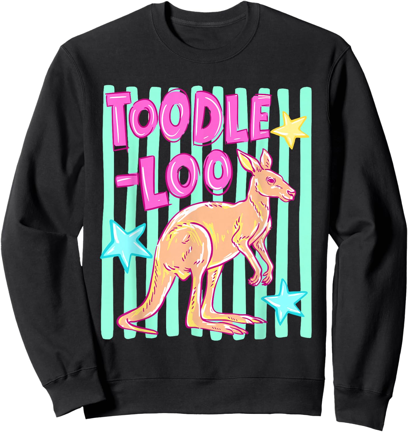 Toodle-Loo Kangaroo Teacher Last Day of School End of Year Sweatshirt - Sweatshirt | Black