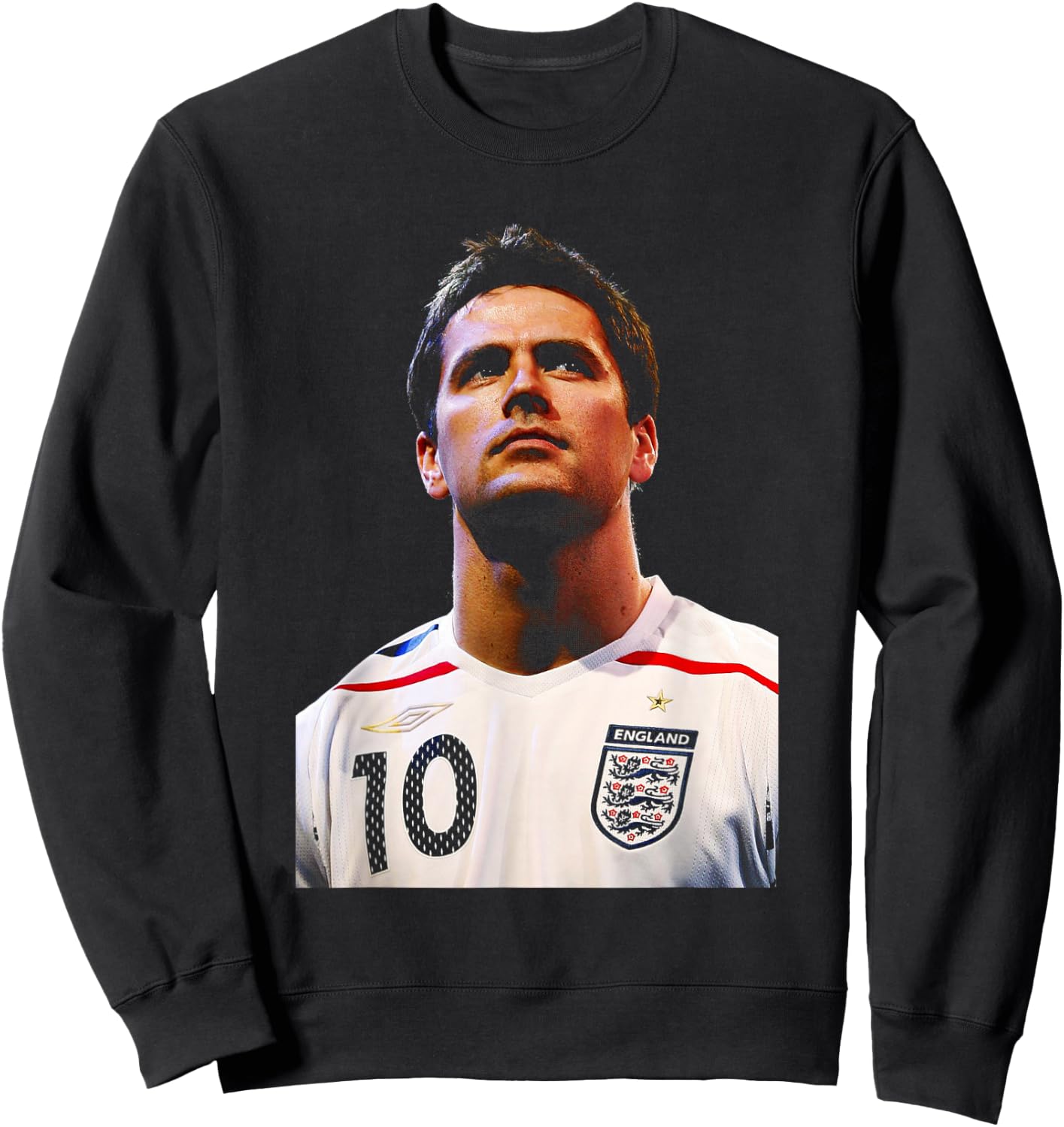 Michael Owen 2007 England Kit World Cup Football Sweatshirt - Sweatshirt | Black