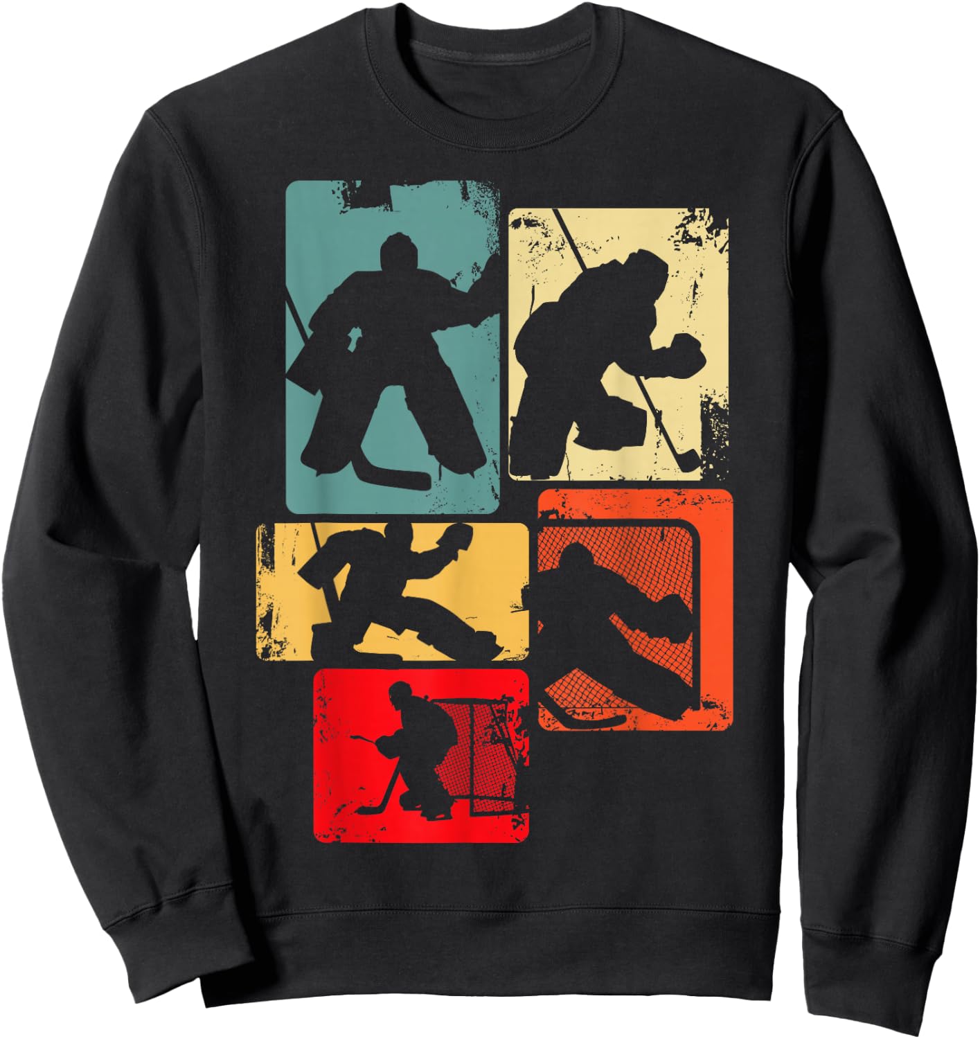 Eishockey Torwart Jungen Männer Kinder Sweatshirt - Sweatshirt | Black
