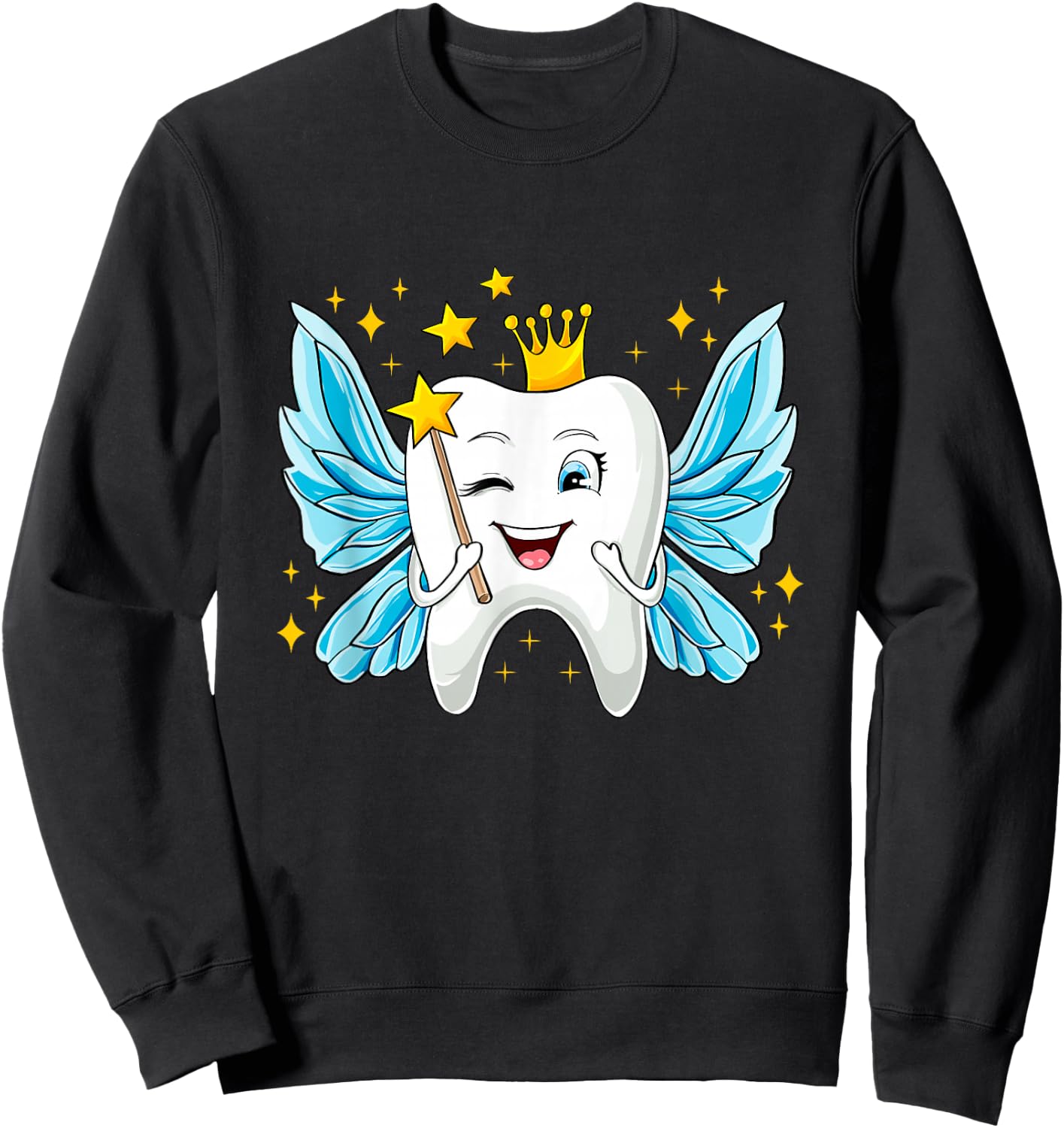 Tooth Fairy Carnival Costume Girls Fancy Dress Tooth Fairy , black Sweatshirt - Sweatshirt | Black