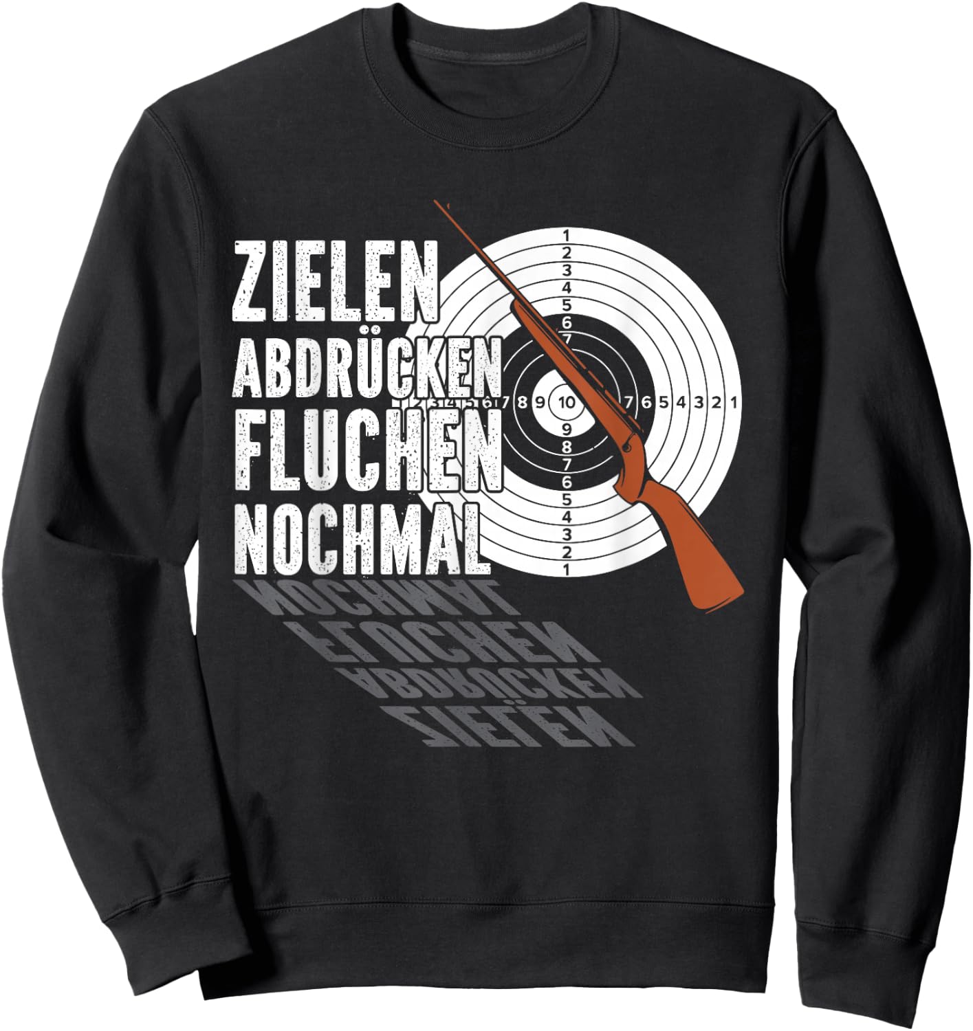 Shooting Club Great Shooting Range , black Sweatshirt - Sweatshirt | Black