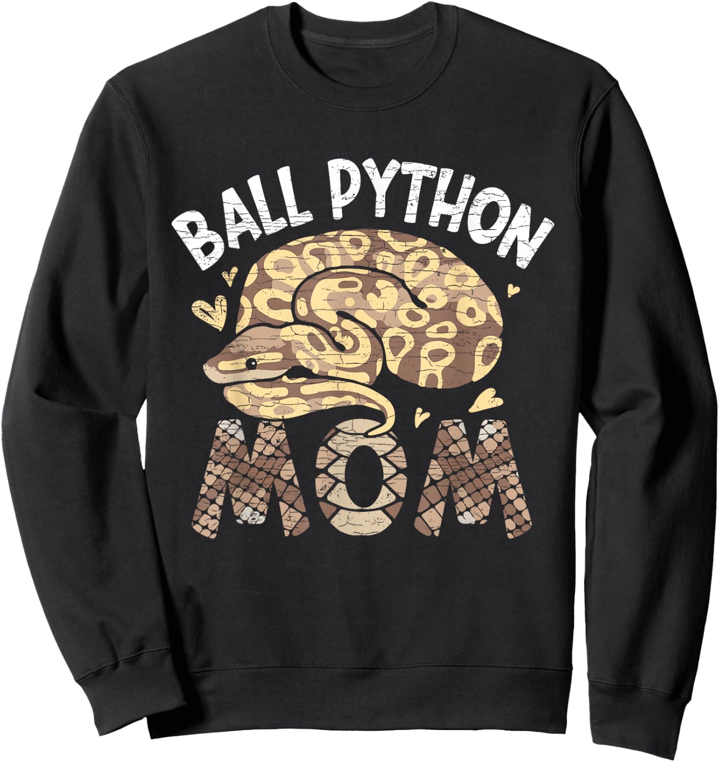 Ball Python Mom Sweatshirt - Sweatshirt | Black