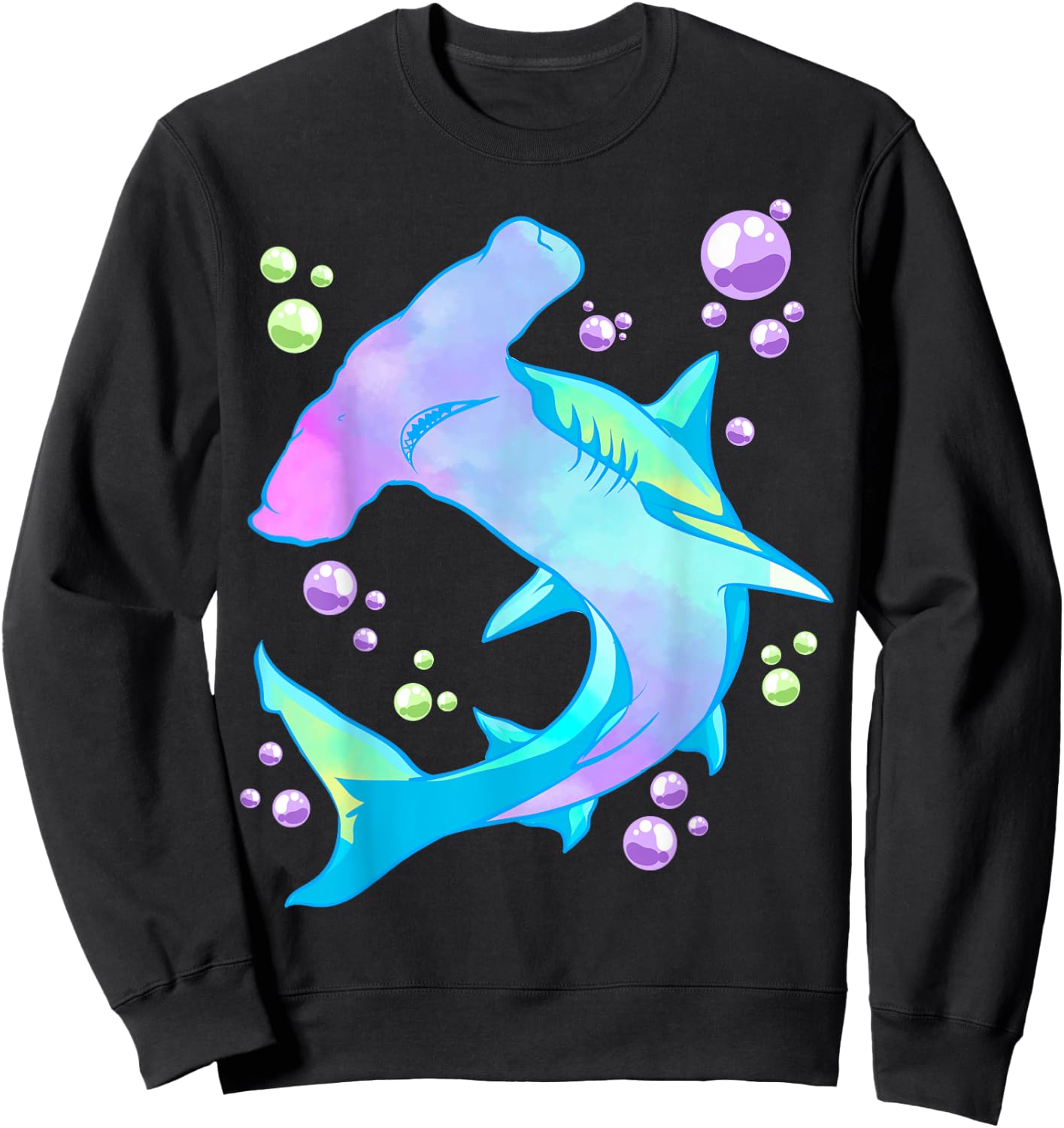Hammerhead Shark Marine Life Gift Girls and Women Sweatshirt - Sweatshirt | Black