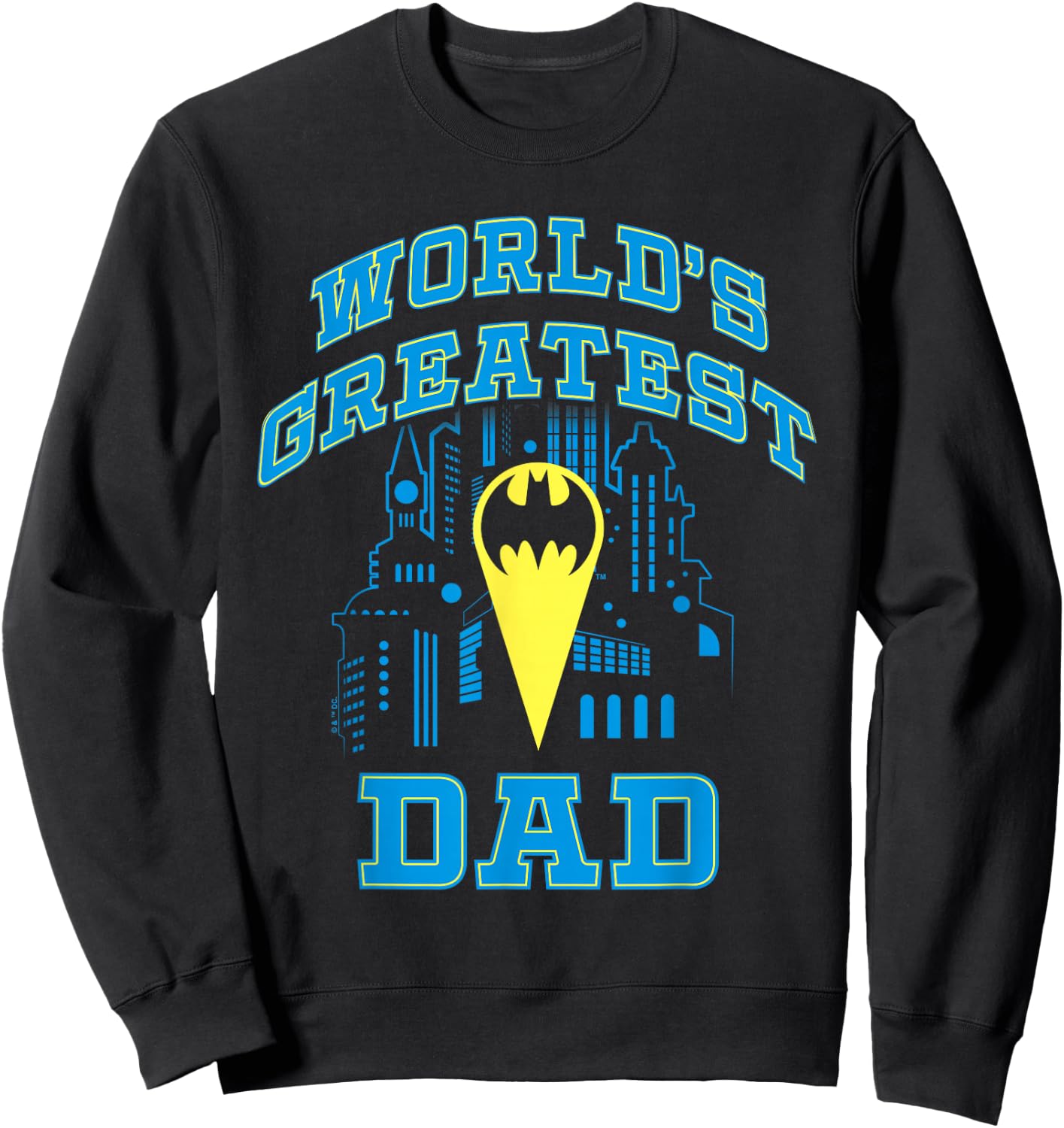 Batman Father's Day World's Greatest Dad Sweatshirt - Sweatshirt | Black