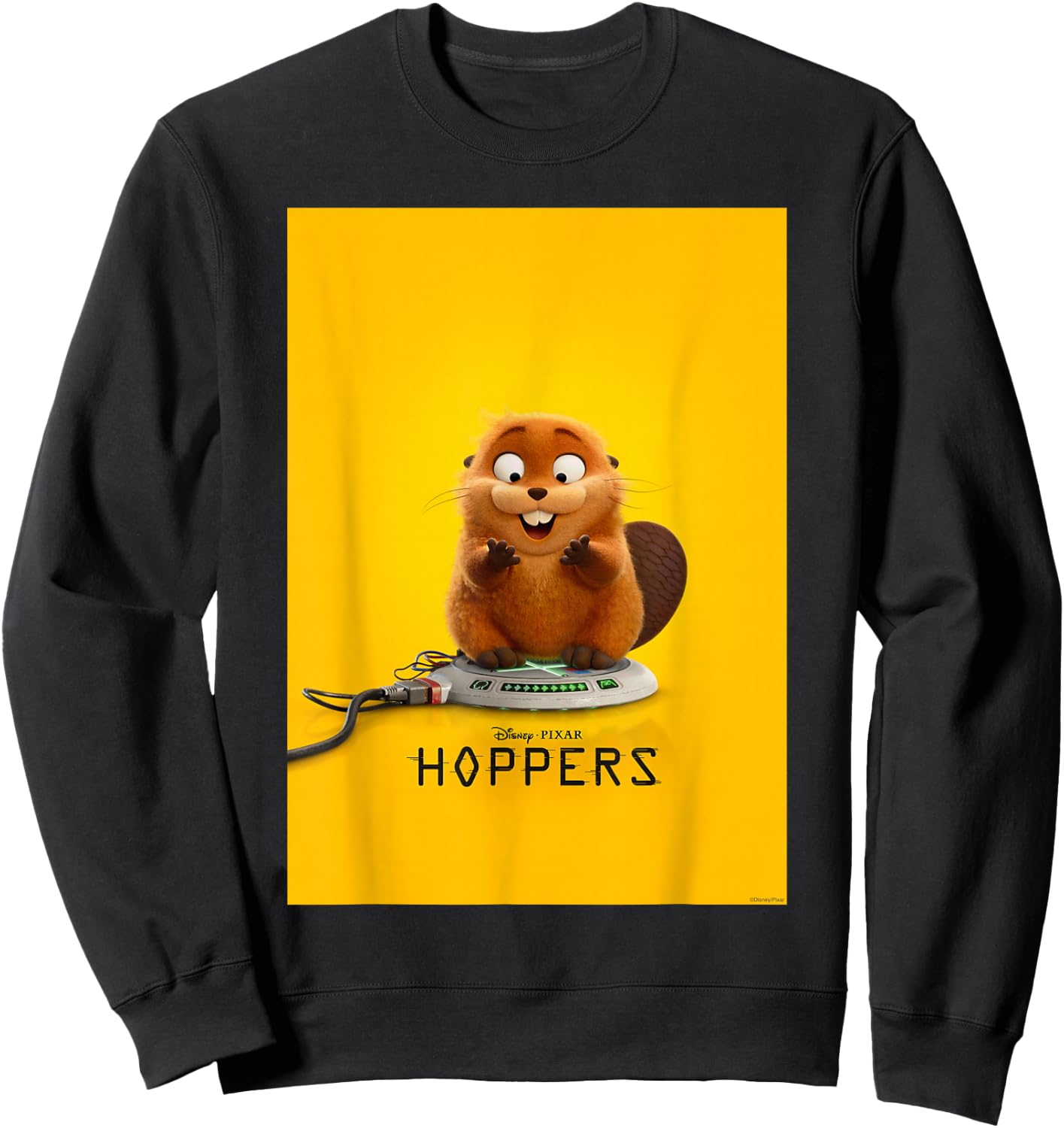 Disney and Pixar's Hoppers Robot Beaver Mabel Poster Art Sweatshirt - Sweatshirt | Black