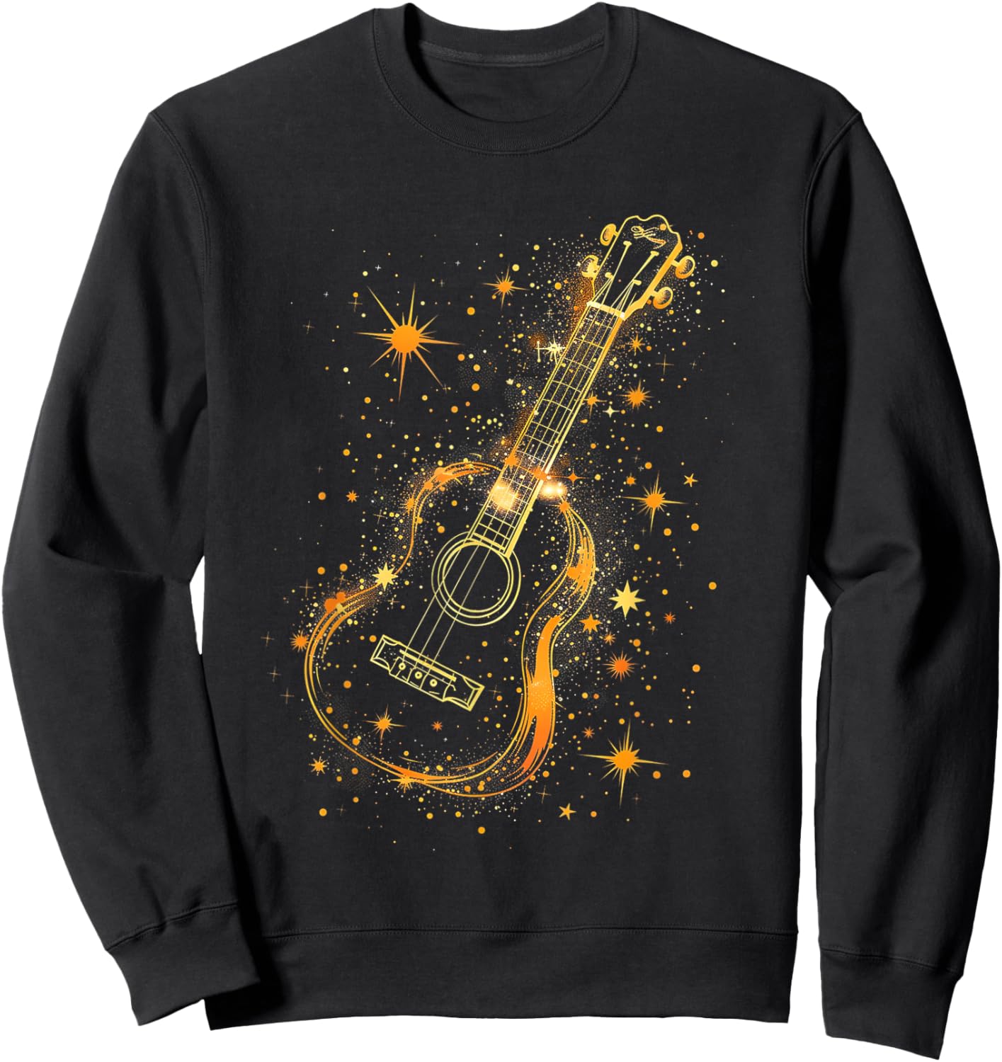 Ukulele Space Stars Sweatshirt - Sweatshirt | Black