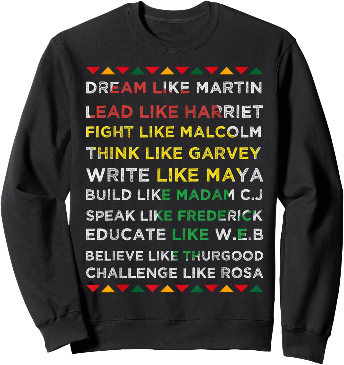 Black History Shirt Black History Month African American Sweatshirt - Sweatshirt | Black