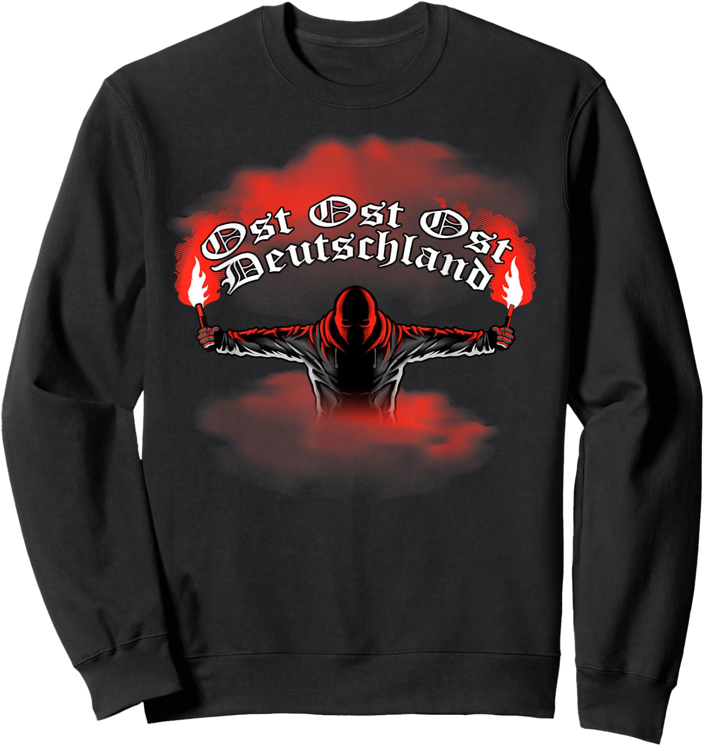 East Germany - Pyrotechnics - Pyro - Bengalo - Red , black Sweatshirt - Sweatshirt | Black