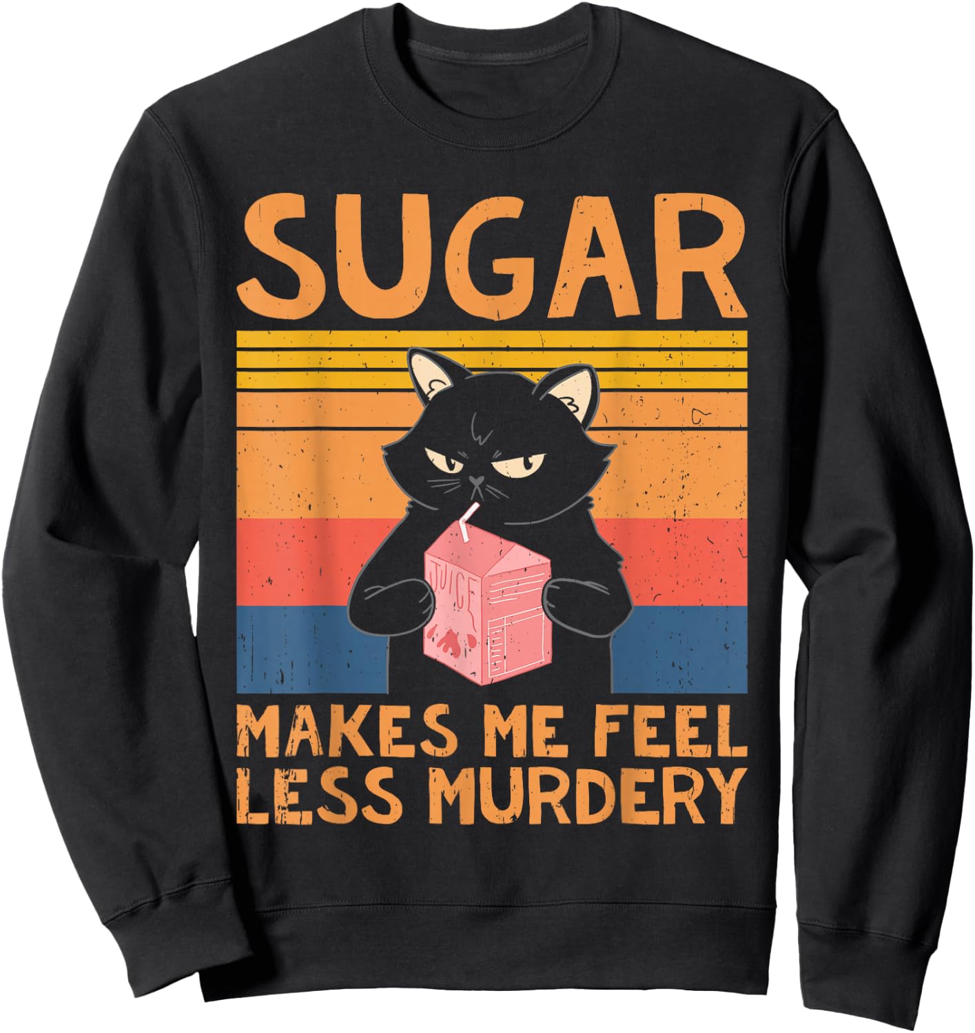 Funny T1D Blood Diabetes Type 1 Diabetic Sweatshirt - Sweatshirt | Black