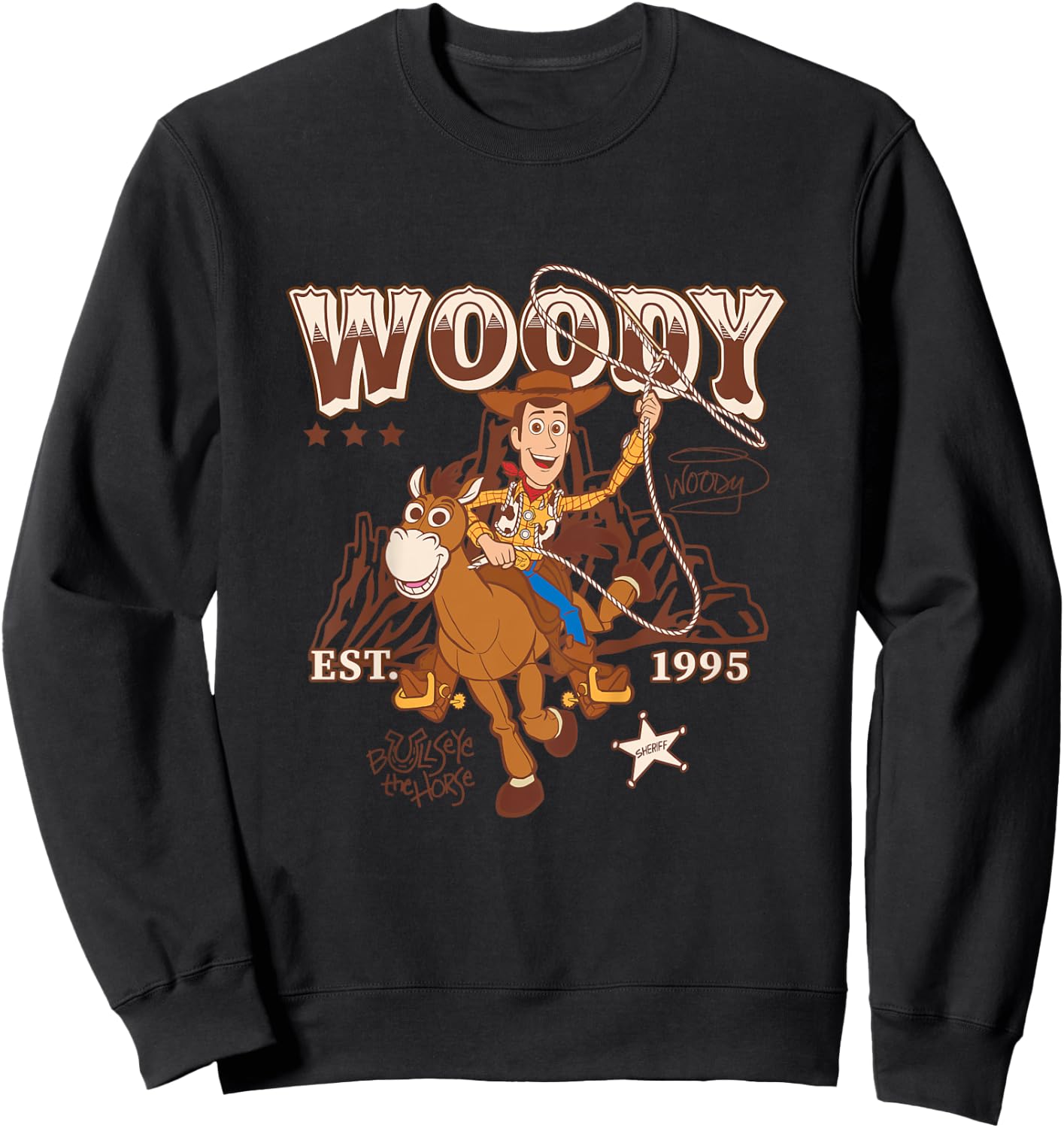 Kinder Toy Story Woody Cowboy Sweatshirt - Sweatshirt | Black