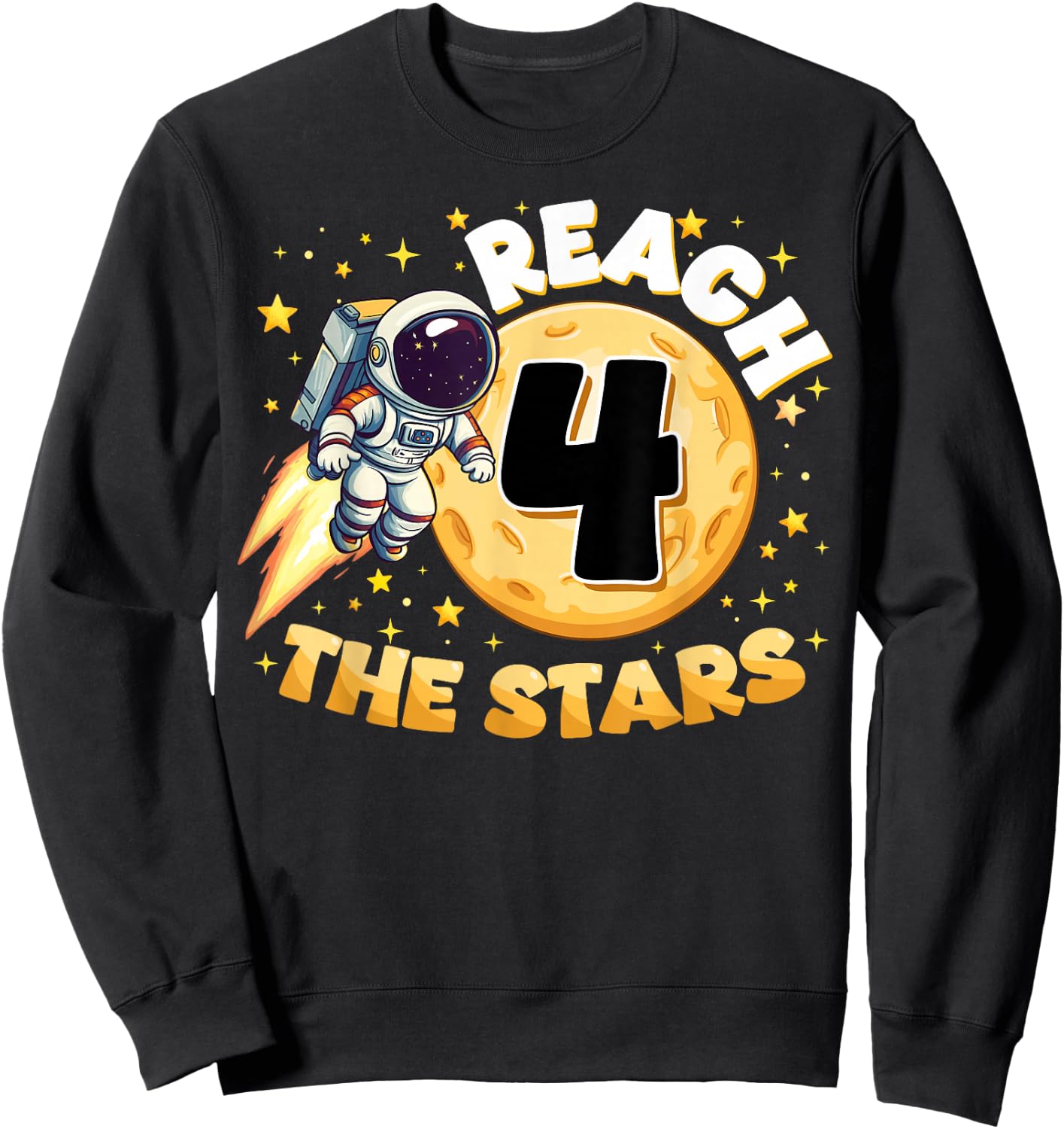 4 Years Old Sweatshirt - Sweatshirt | Black