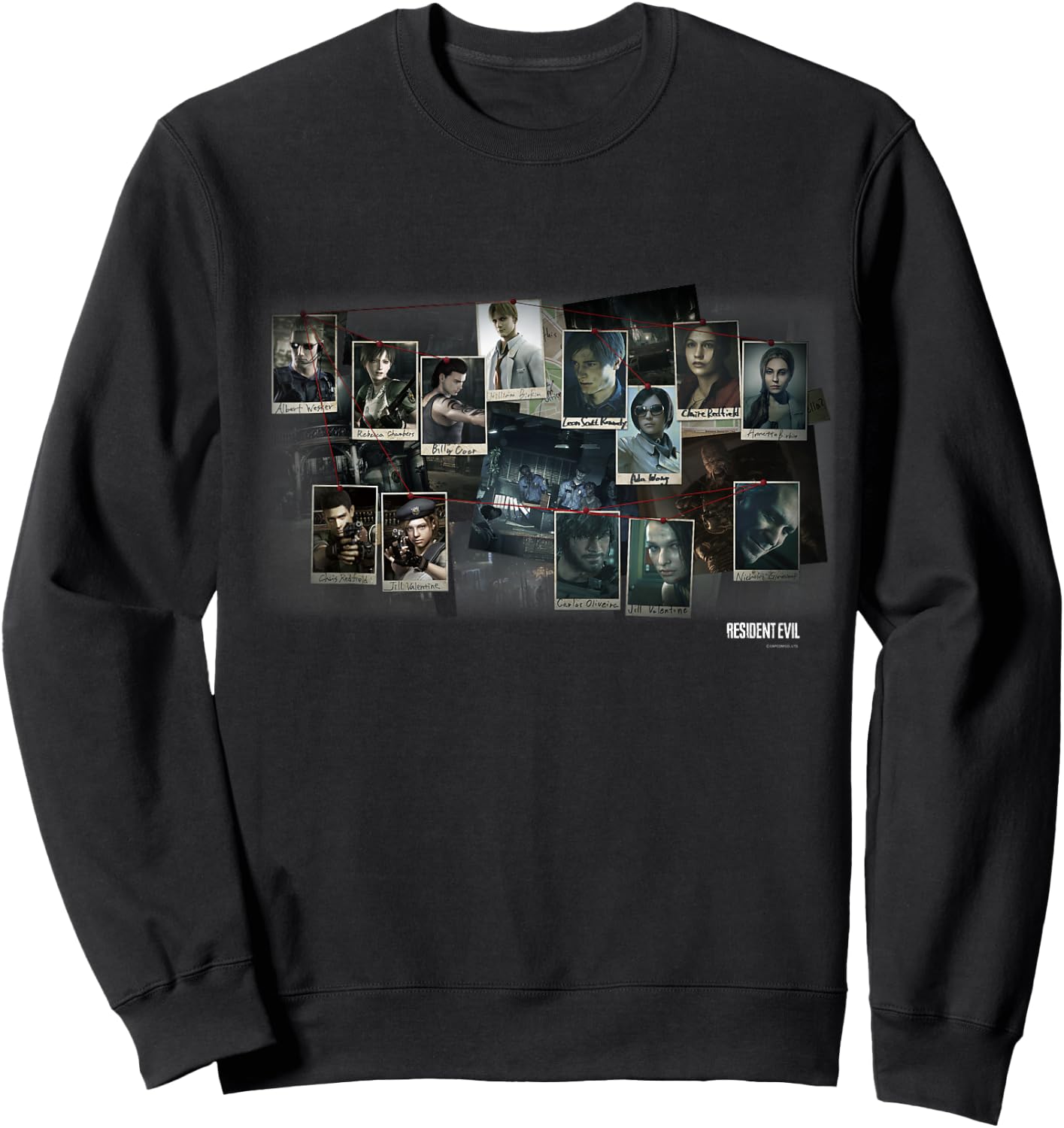 Resident Evil 1,2,3 Sweatshirt - Sweatshirt | Black