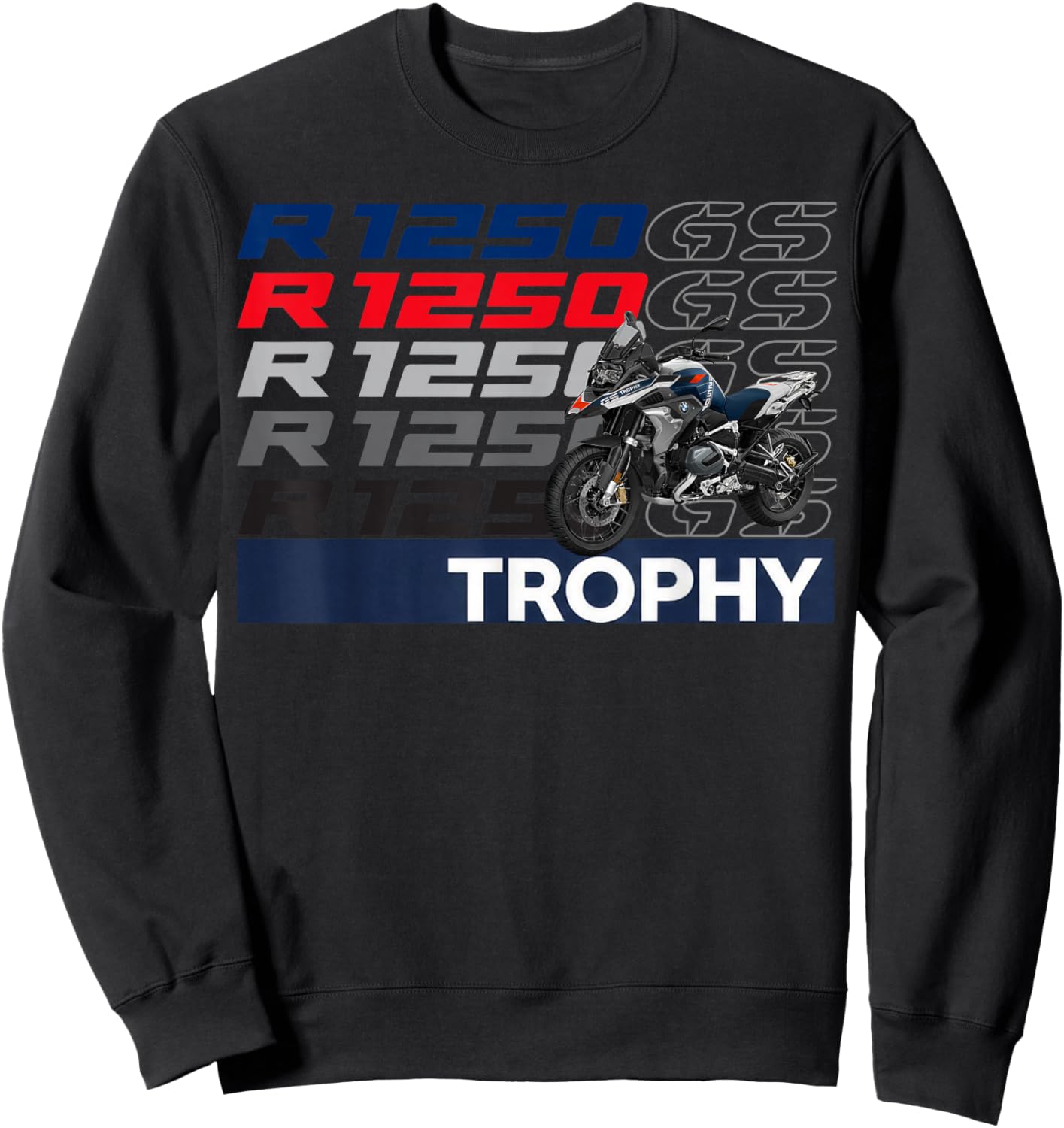 R 1250 GS Adventure Bike Moto Sweatshirt - Sweatshirt | Black