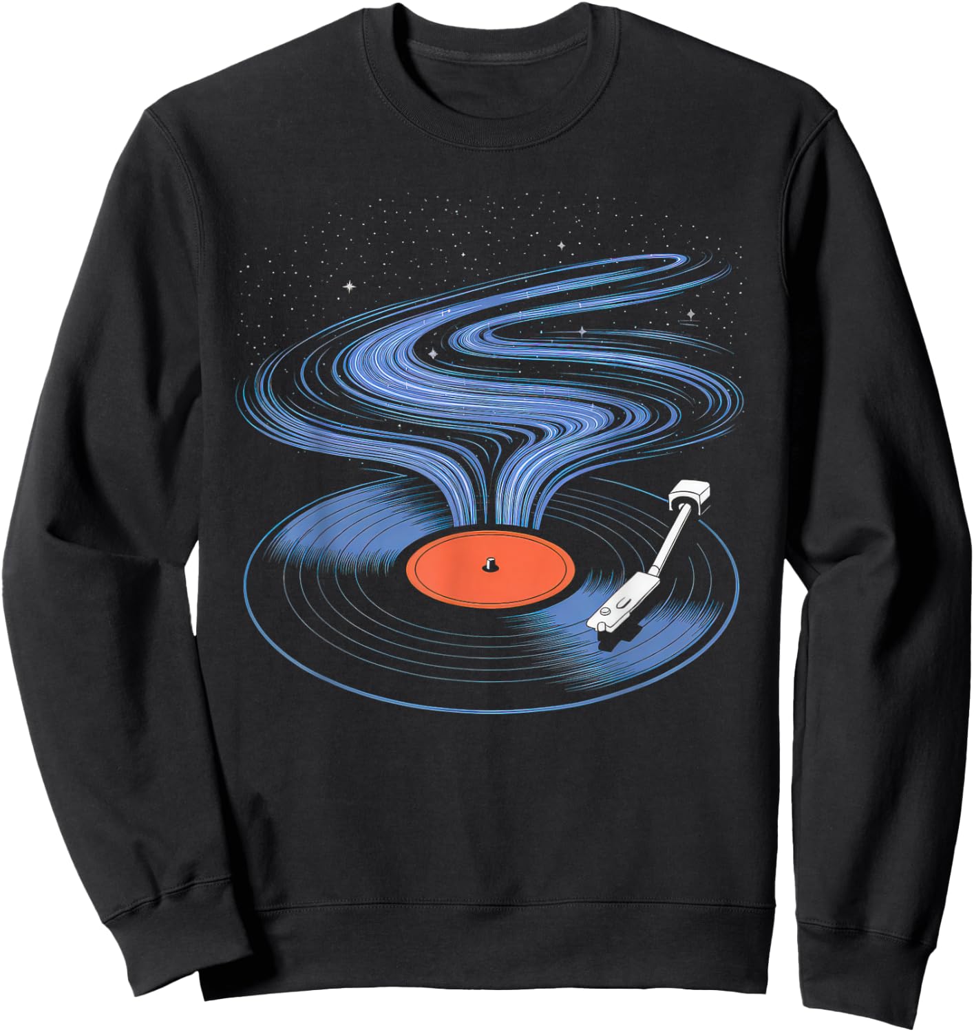 Vinyl Vinyl Switch Turntable Vintage Platinum , Black, S Sweatshirt - Sweatshirt | Black