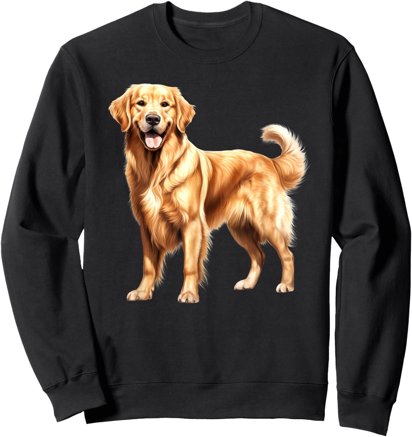 Golden Retriever Sweatshirt - Sweatshirt | Black