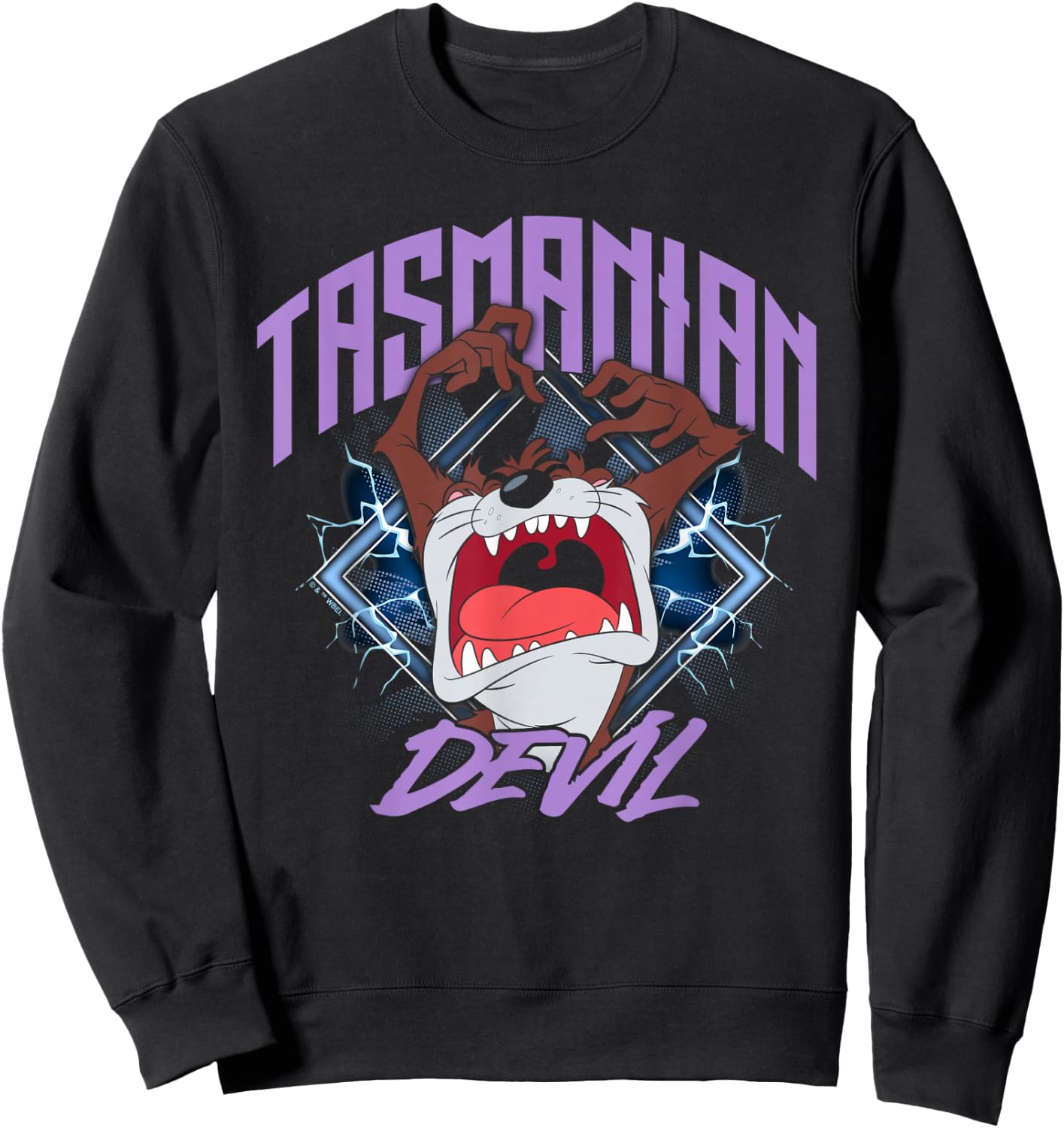 Looney Tunes Tazmanian Devil Rock Sweatshirt - Sweatshirt | Black