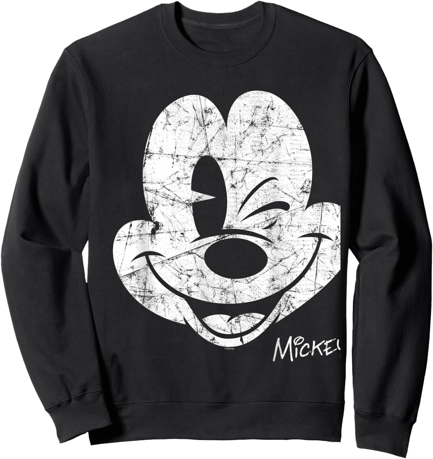 Mickey Mouse Beaten Face Sweatshirt - Sweatshirt | Black