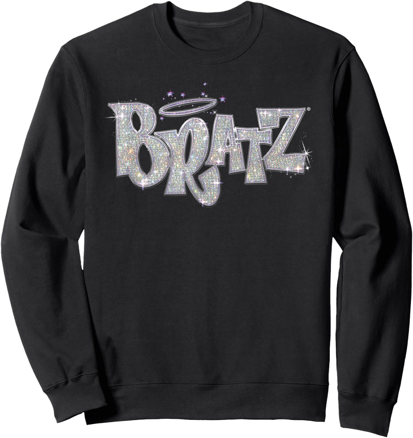 Glitter Bratz Logo , Black, S Sweatshirt - Sweatshirt | Black