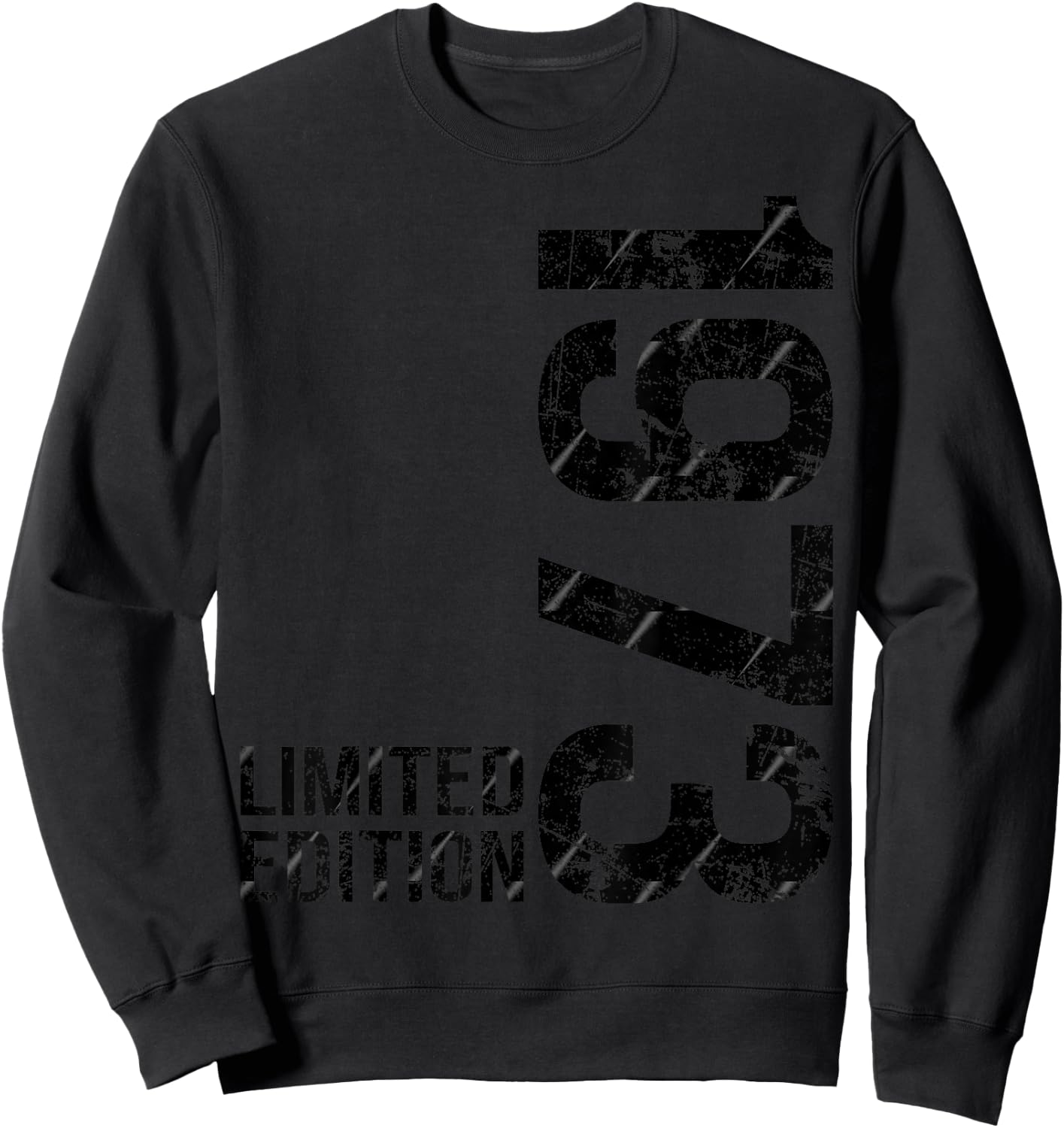 52 Years Birthday Man Woman Vintage 1973 Sweatshirt - Sweatshirt | Black