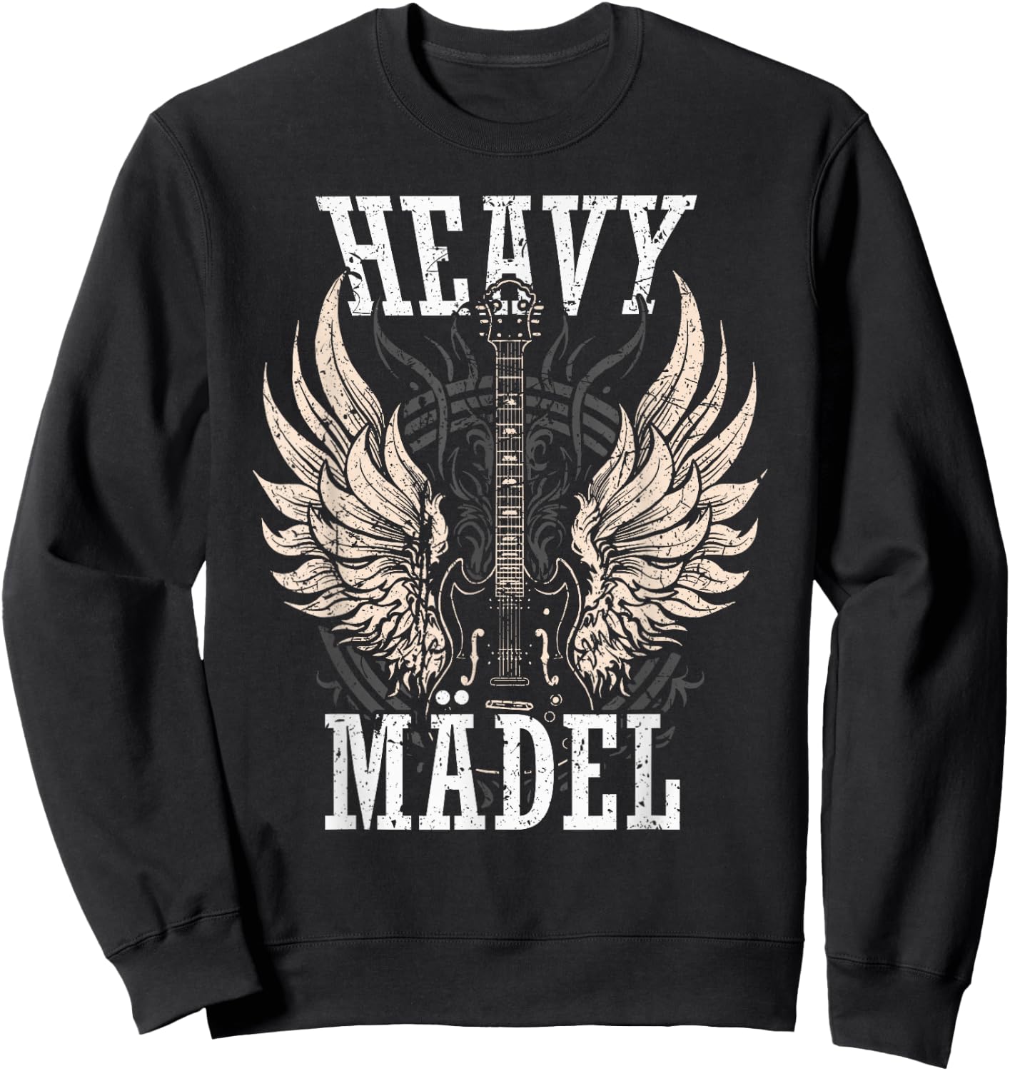 Women's Heavy Girls Rocker Metal , black Sweatshirt - Sweatshirt | Black