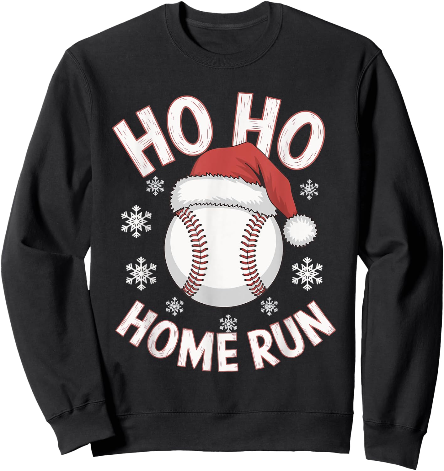Ho Ho Home Run Sweatshirt - Sweatshirt | Black