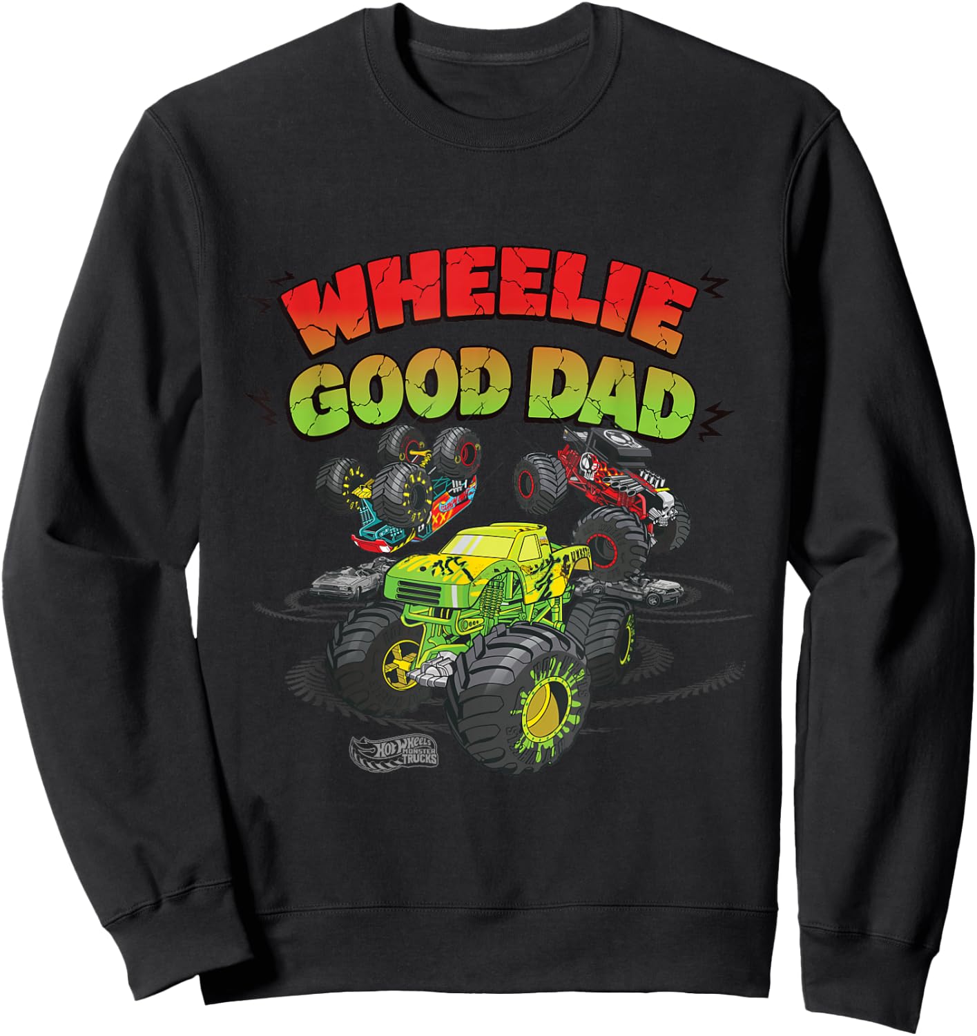 Hot Wheels Wheelie Good Dad Sweatshirt - Sweatshirt | Black