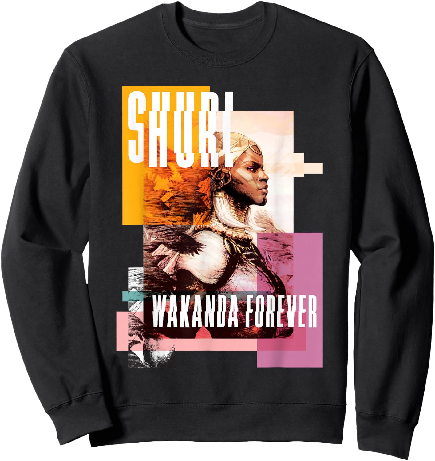 Marvel Shuri Wakanda Forever Sweatshirt - Sweatshirt | Black