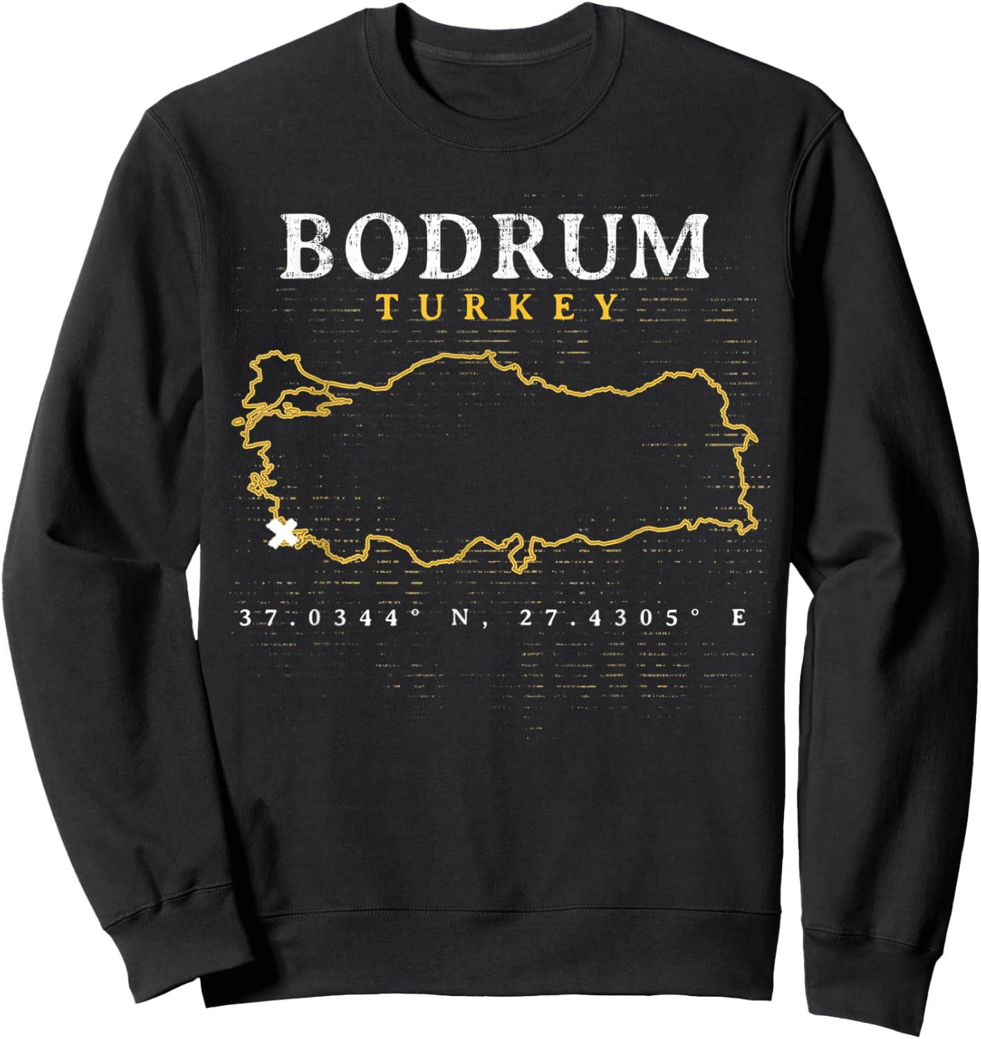 Turkey Bodrum Sweatshirt - Sweatshirt | Black