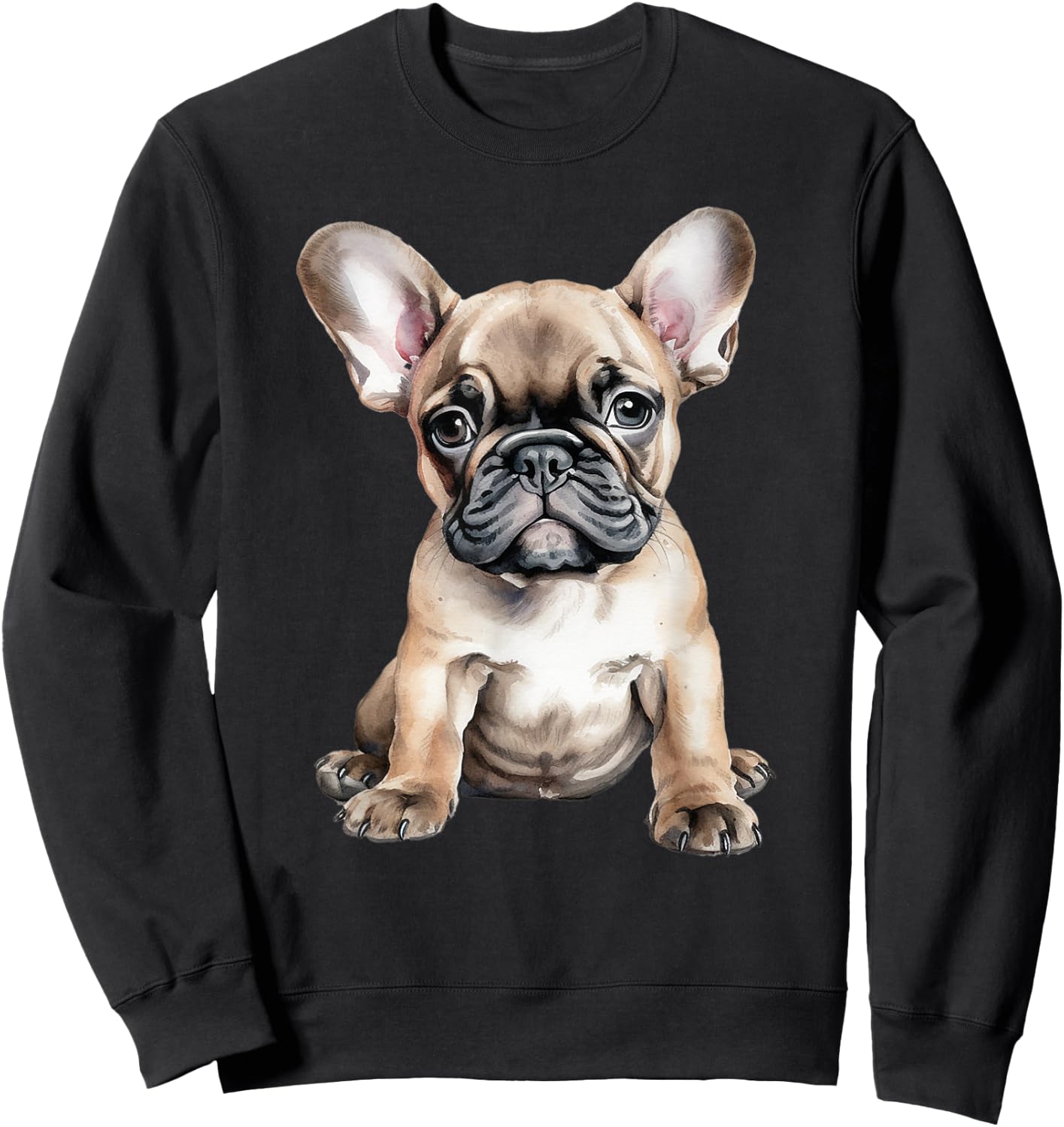 French Bulldog Puppy Sweatshirt - Sweatshirt | Black