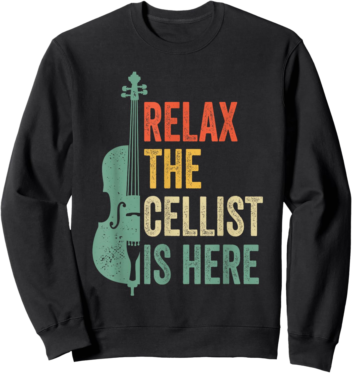 Violoncello Orchester Cello Musiker Klassische Musik Cellist Sweatshirt - Sweatshirt | Black